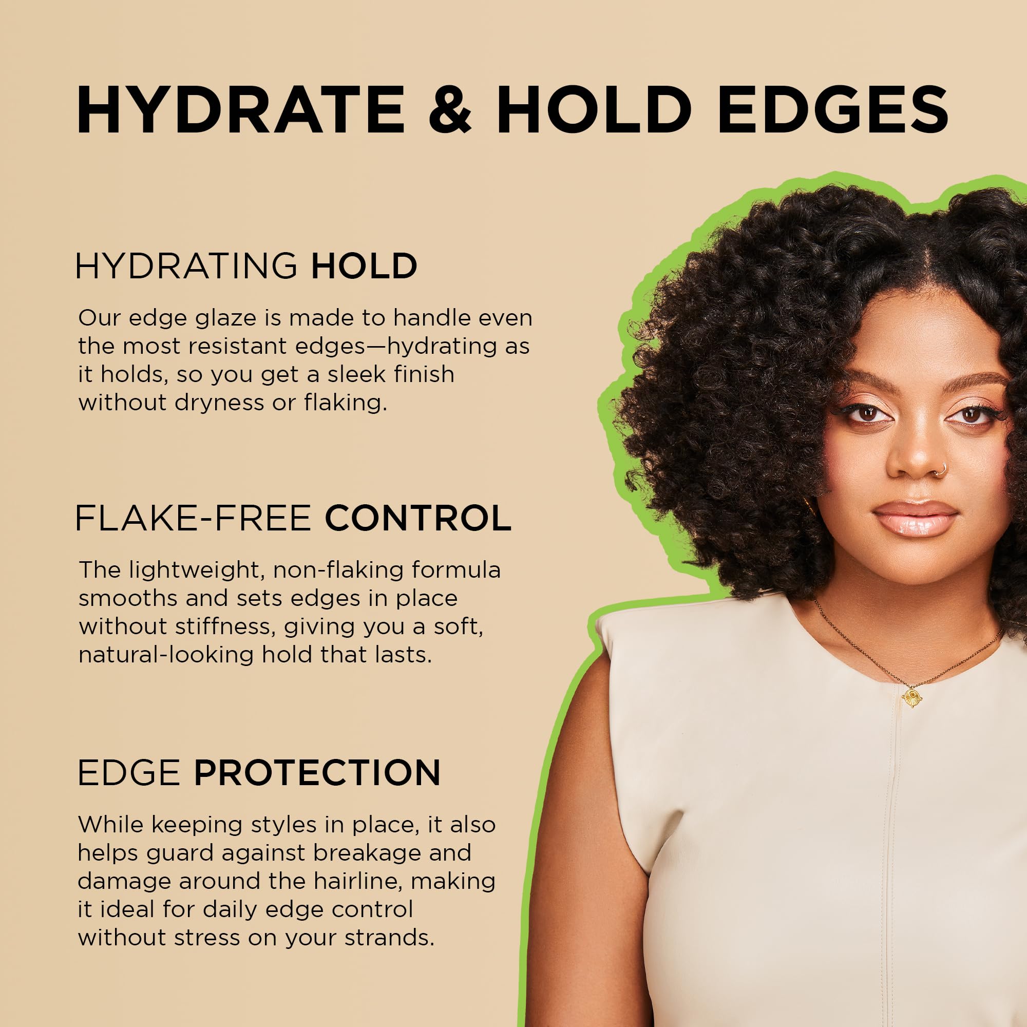 African Pride Moisture Miracle Smooth Edge Glaze Maximum Edge Control Hydration - Thumbnail 2