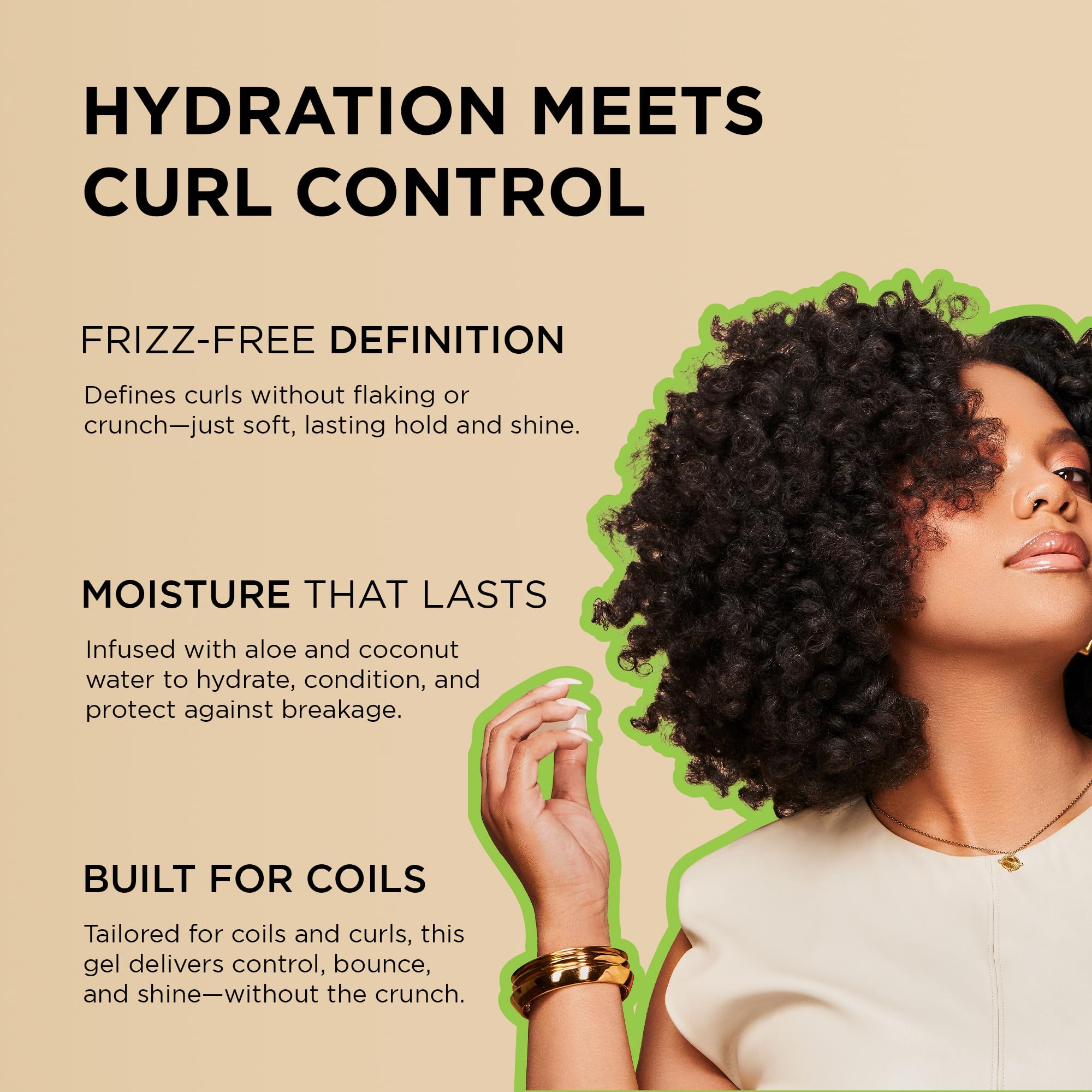 African Pride Moisture Miracle Hydrate Hold Curl Defining Gel for Curly Coily - Thumbnail 2