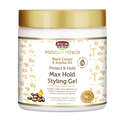 African Pride Moisture Miracle Max Hold Styling Gel With Black Castor Oil - Thumbnail 2