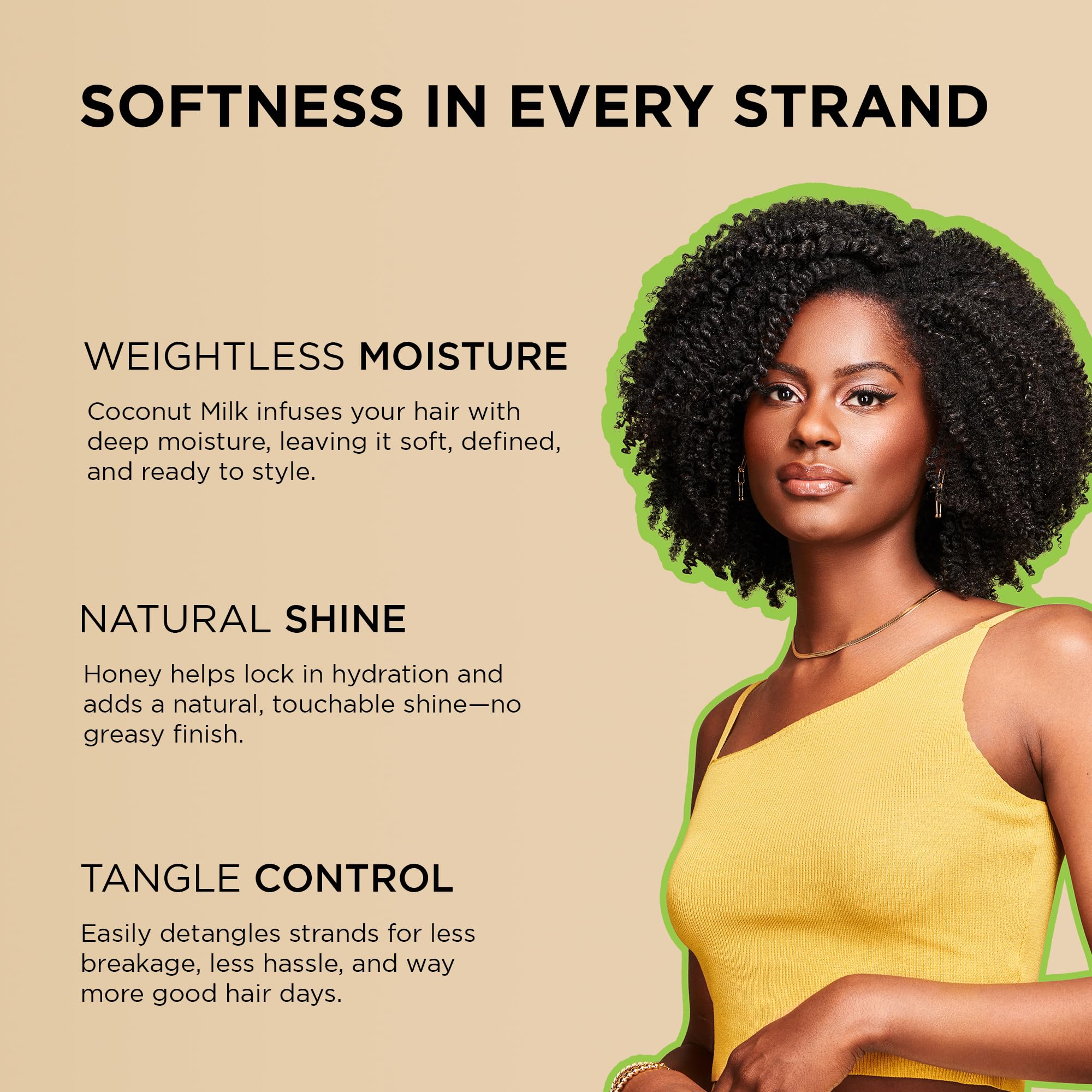 African Pride Moisture Miracle Leave In Conditioner With Coconut Milk Honey - Thumbnail 2