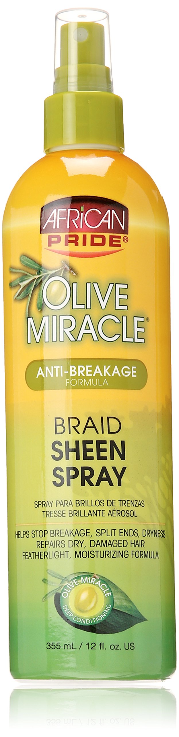 African Pride Olive Miracle Braid Sheen 12 oz