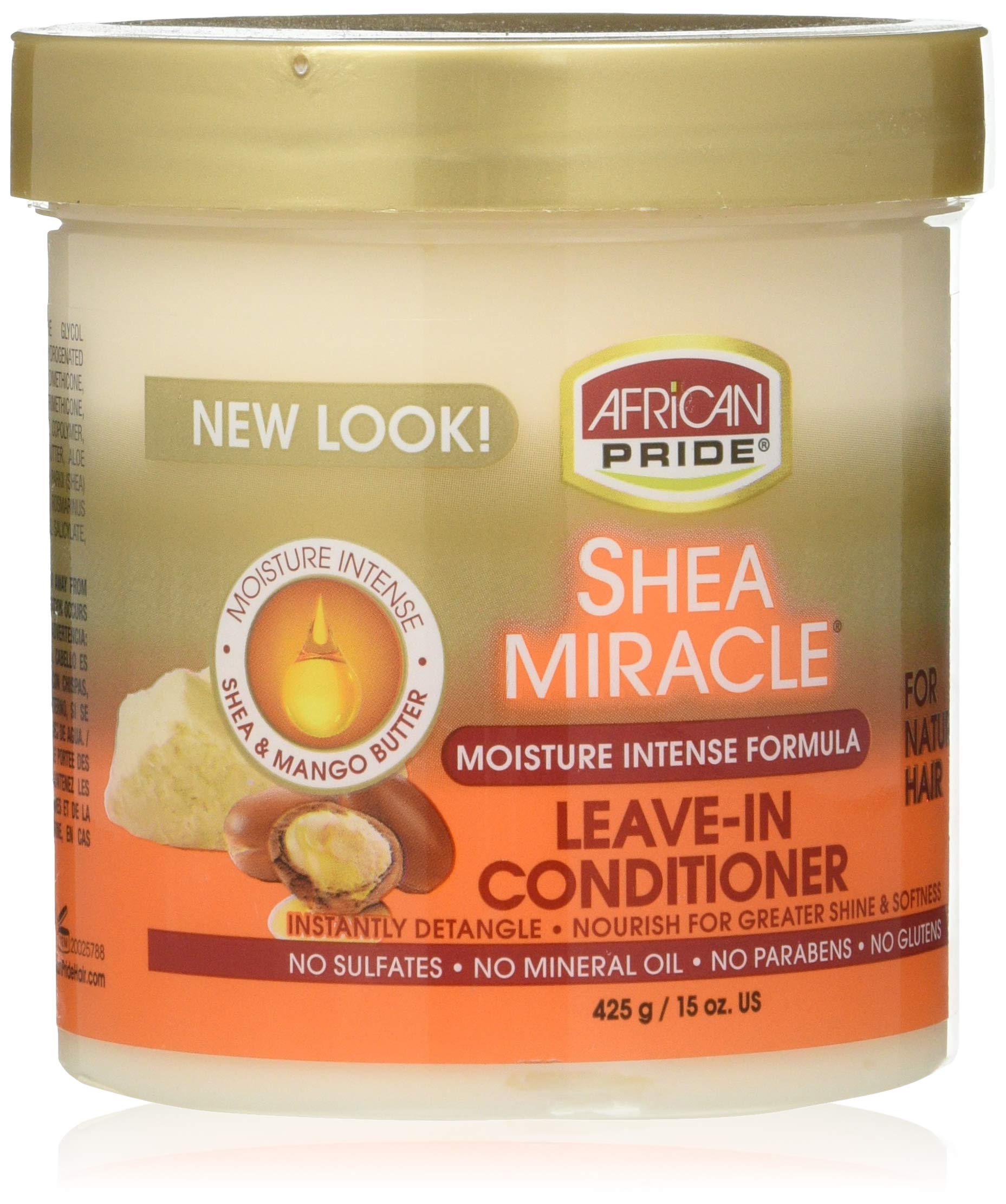 African Pride Shea Butter Miracle Leave In Conditioner 15 oz