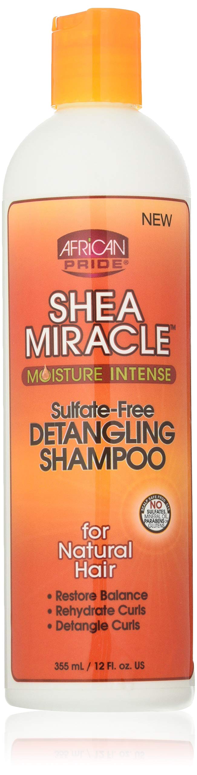 African Pride Shea Butter Miracle Detangling Shampoo 12 oz