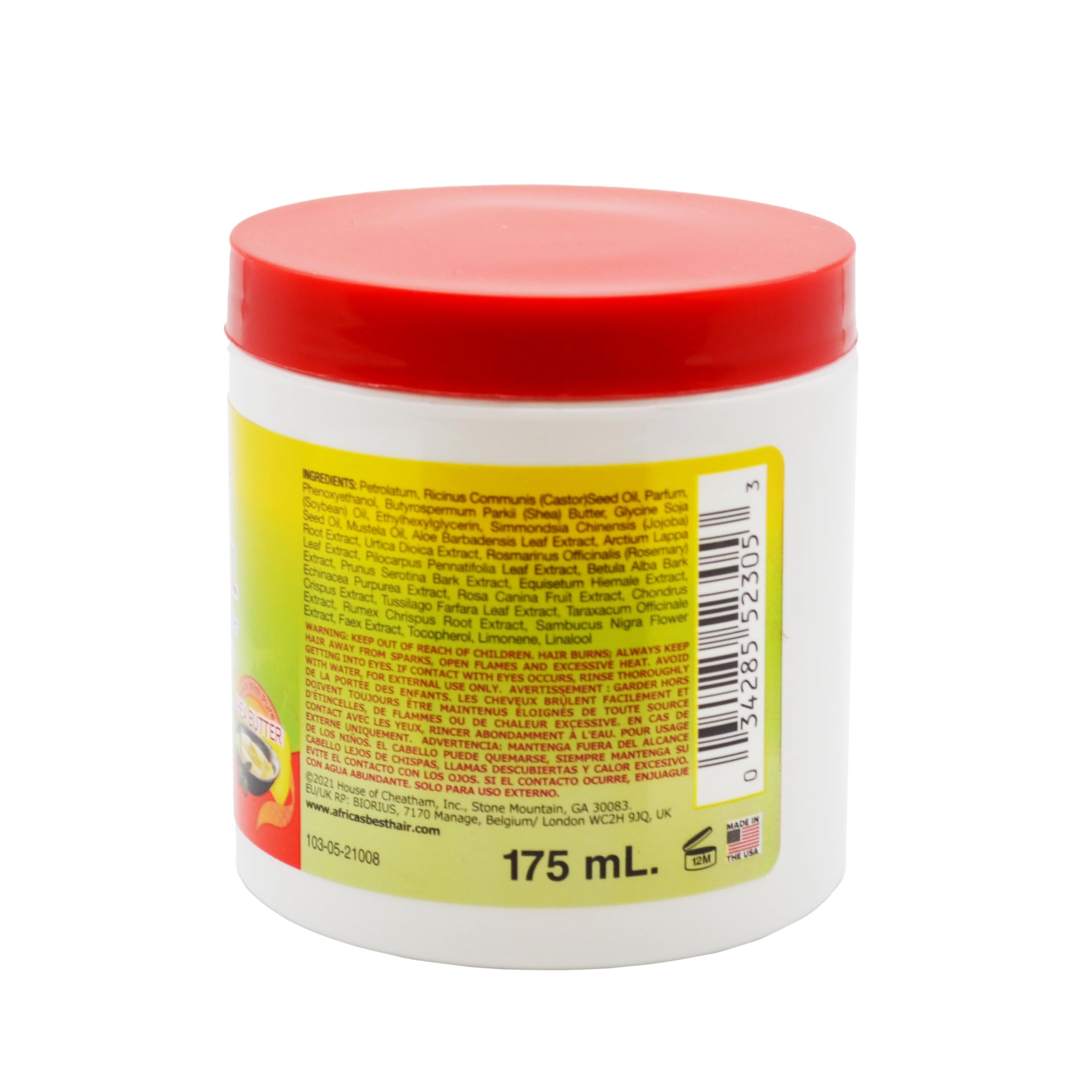 Africa's Best Castor Oil Hair Scalp Conditioner Lightweight Formula Conditions - Thumbnail 3