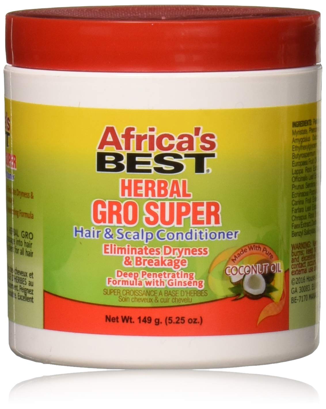 Africas Best Gro Herbal Super Jar 155 ml (5.25 oz) - Thumbnail 3