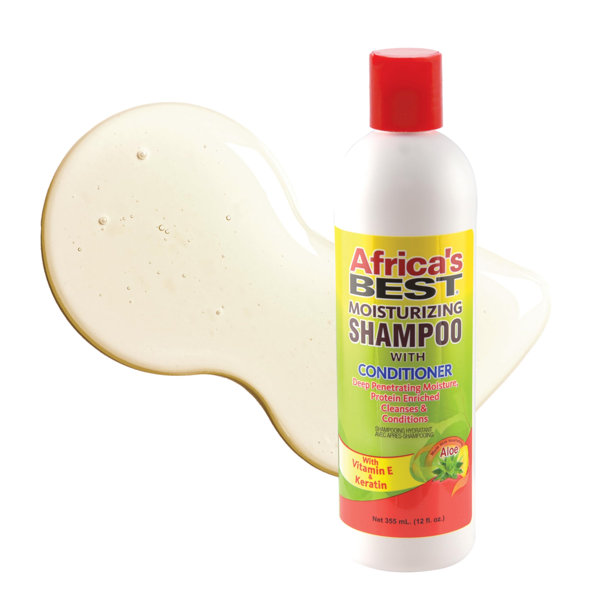 Africa's Best Moisturizing Shampoo With Conditioner Green 1 108 12 1200 12 oz - Thumbnail 2