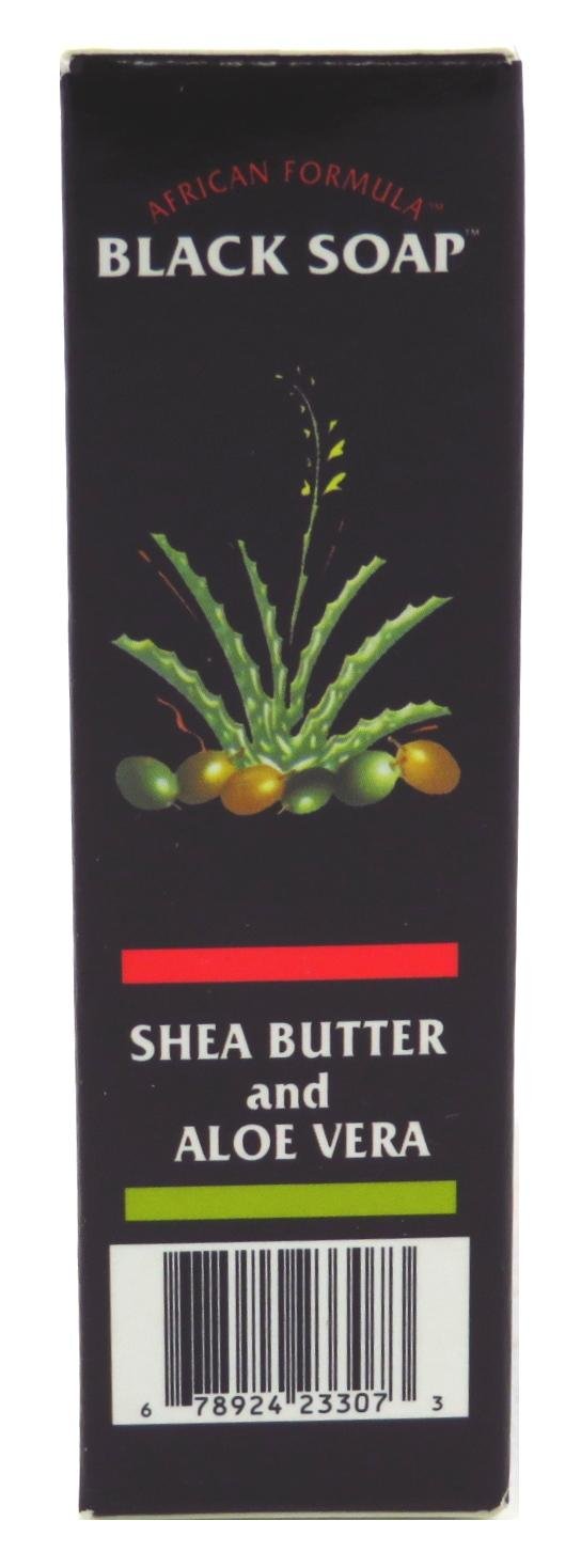 African Formula Black Soap Shea Butter Aloe Vera 3.5 oz - Thumbnail 3