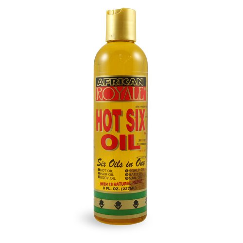 African Royale Hot Six Hair Oil 8 oz - Thumbnail 2