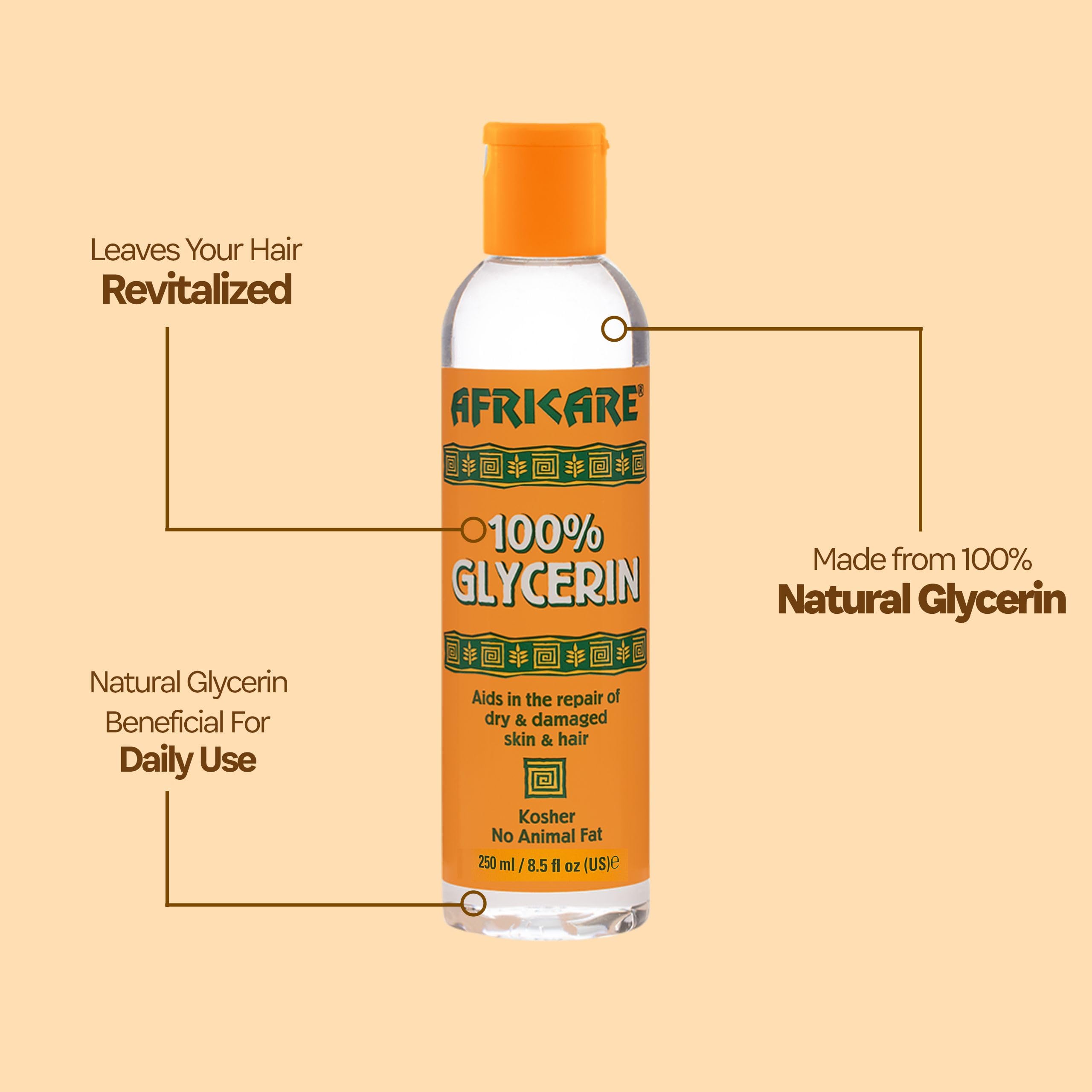 Cococare Africare 100% Glycerin All Natural Glycerin for Extra Hydration for - Thumbnail 2