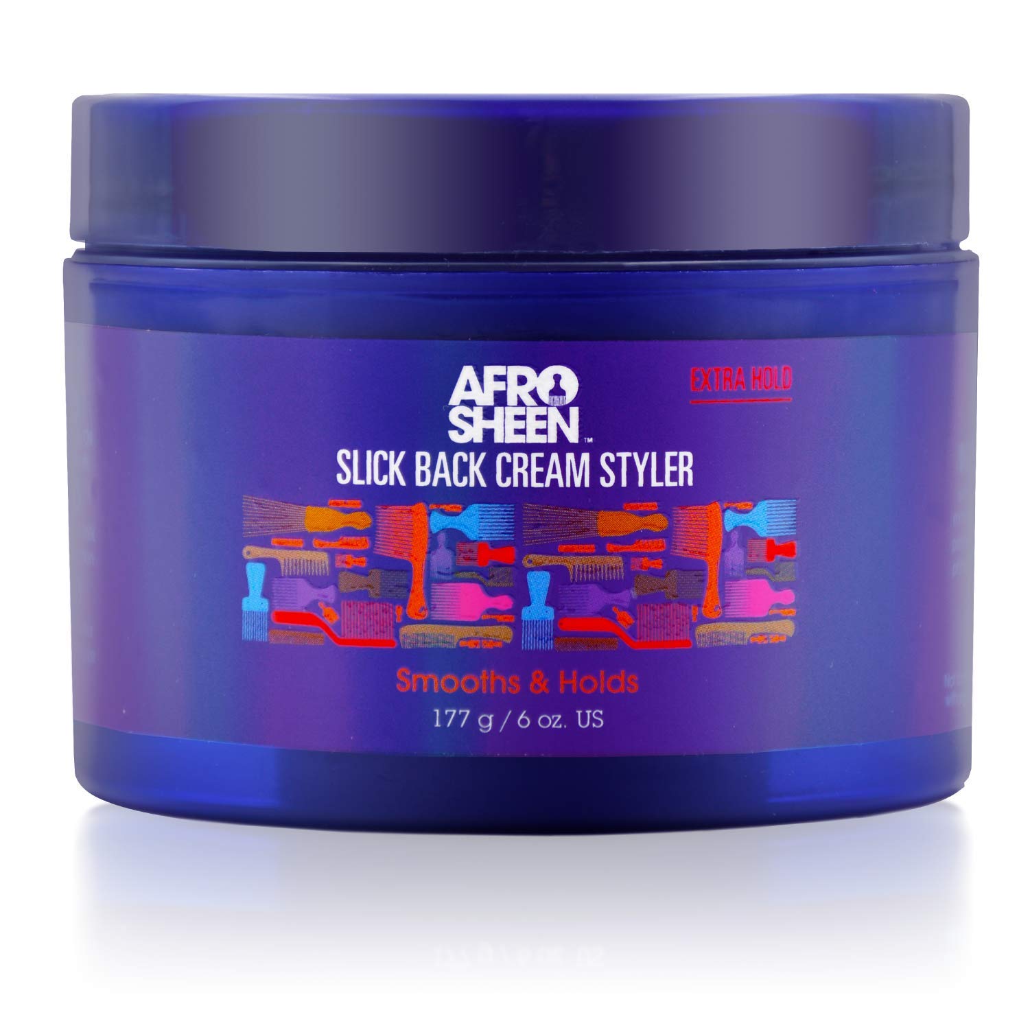 Afro Sheen Slick Back Cream Styler. Contains Shea Butter To Smooth Holds. . 6 oz - Thumbnail 3