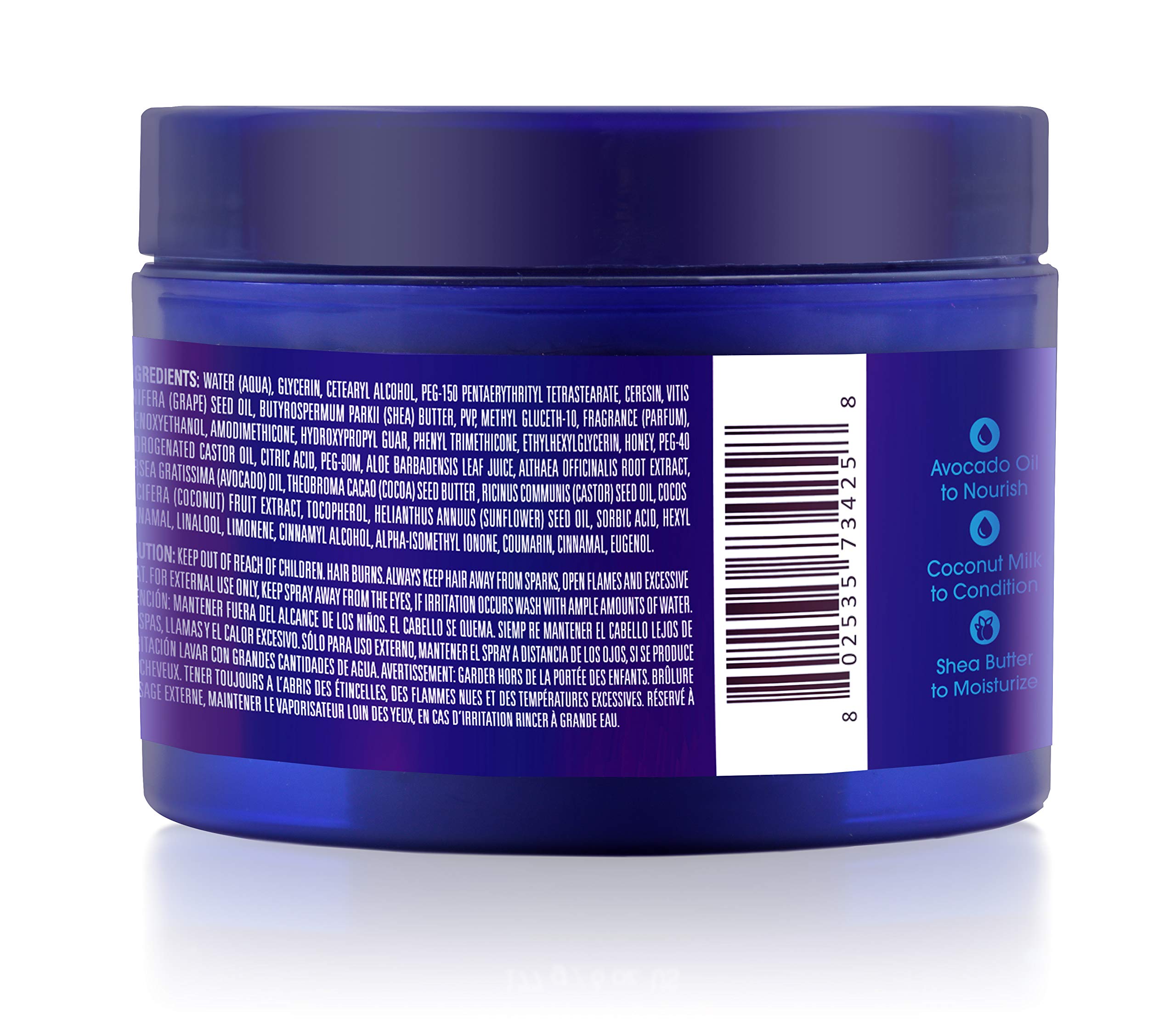 Afro Sheen Slick Back Cream Styler. Contains Shea Butter To Smooth Holds. . 6 oz
