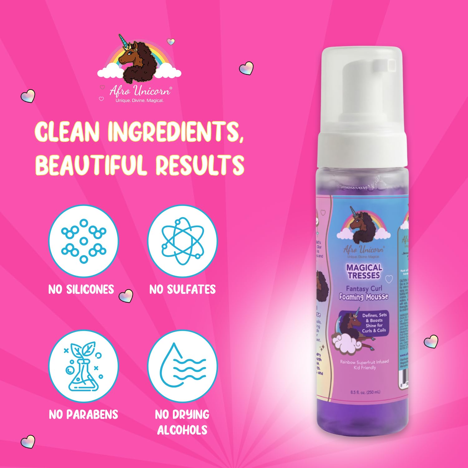Curl Foaming Mousse Curl Defining Hair Mousse for Curly Coily Textured Hair (Set) - Thumbnail 3