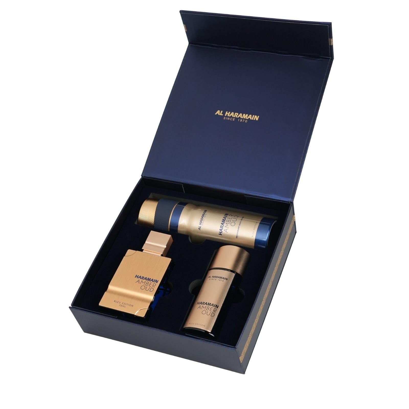 Al Harmain Al Haramain Amber Oud Bleu 3pc Set
