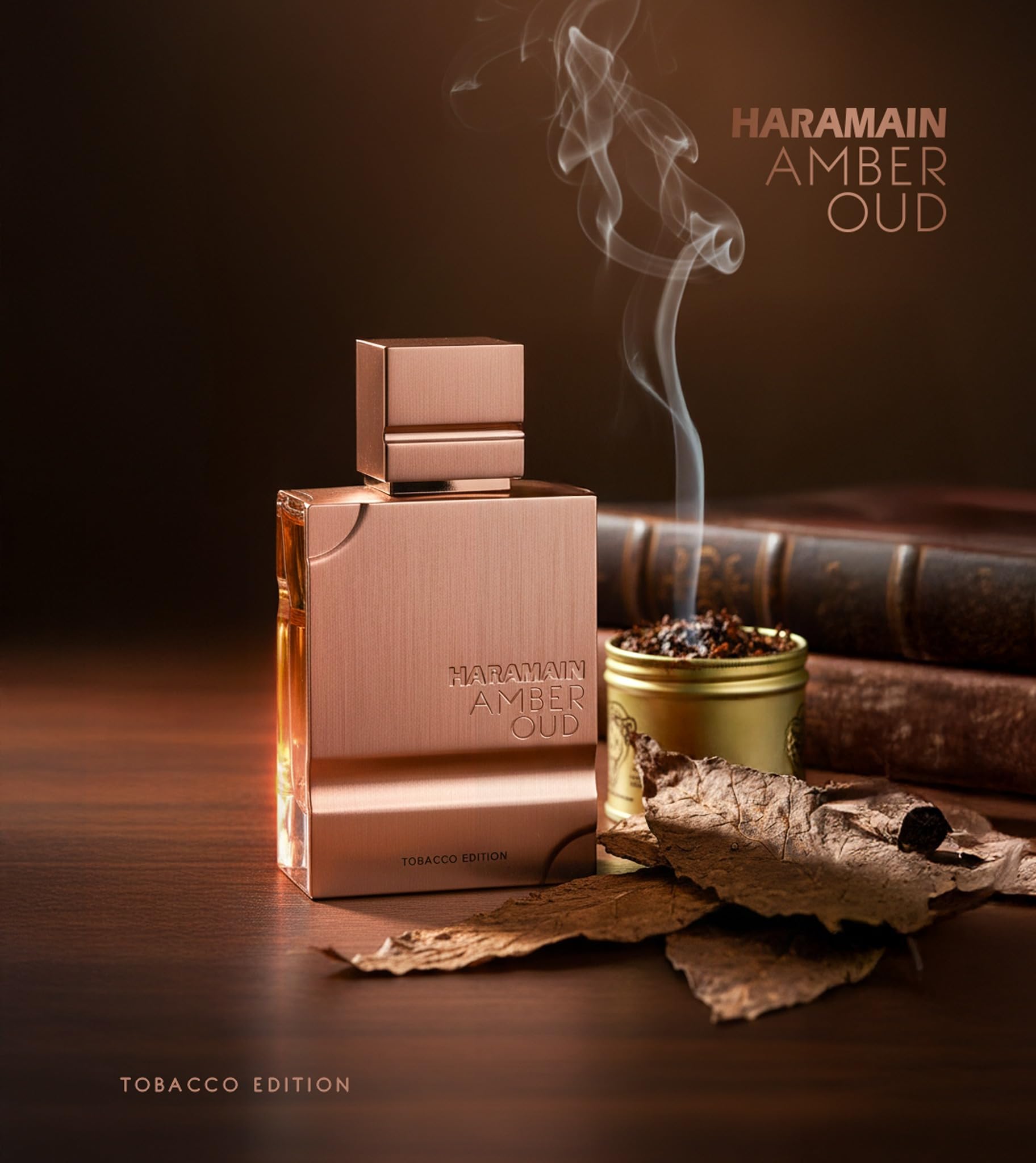 Al Haramain Amber Oud Tobacco Edition for Unisex Men With Notes of Tobacco Leaf