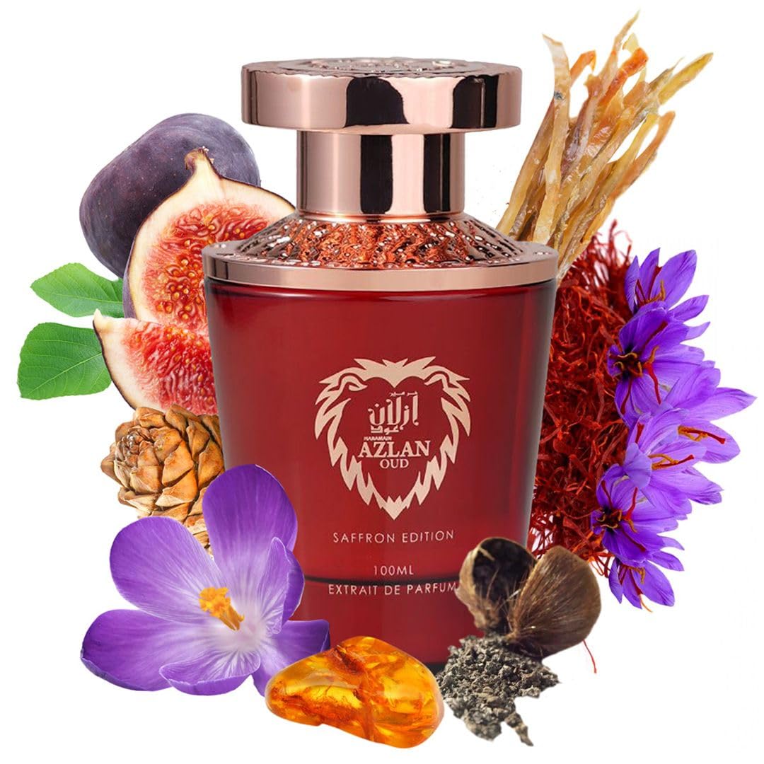 Al Haramain Azlan Oud Saffron Edition Extrait de Parfum for Unisex Unisex 3.33 - Thumbnail 3