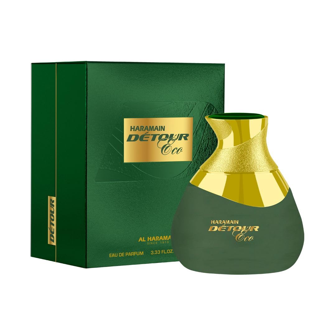 Al Haramain Detour Eco for Unisex and Men Arabic Cologne Woody Spicy For Women - Thumbnail 3