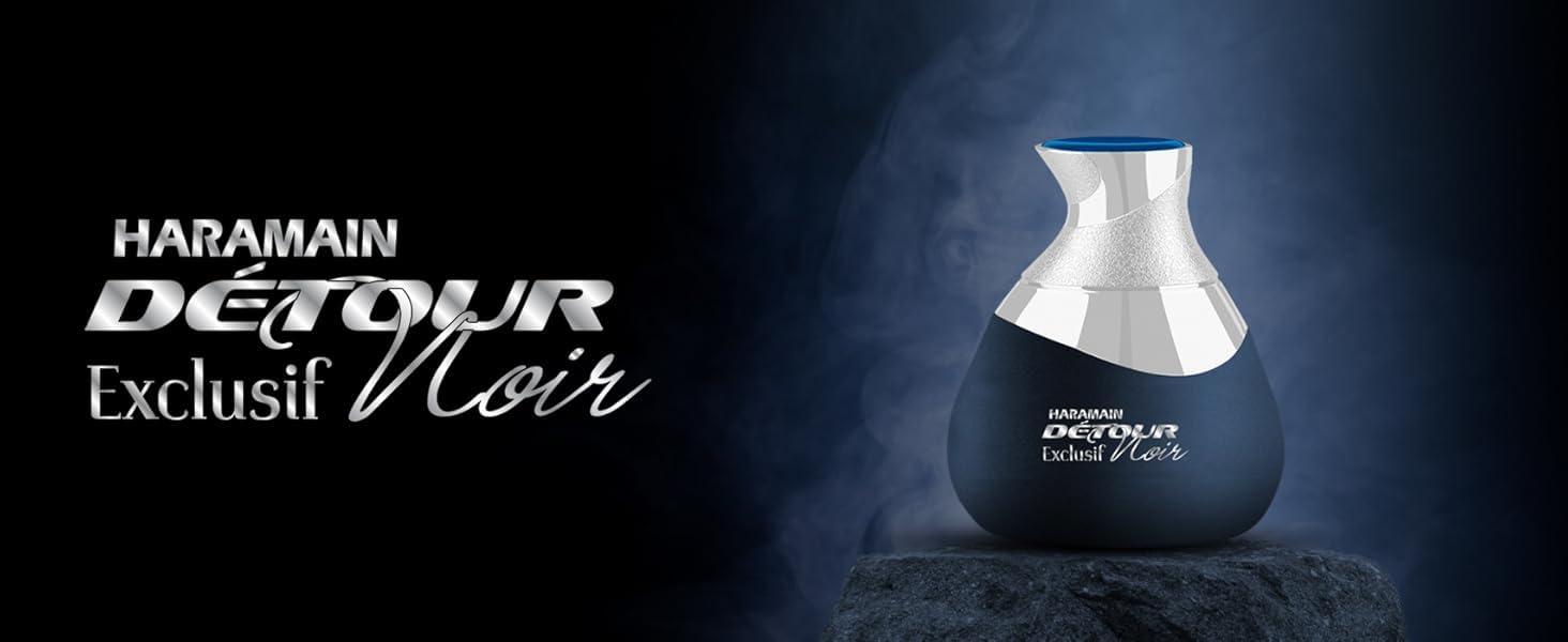 Al Haramain Detour Noir Exclusif for Unisex Unisex EDP 3.4 oz - Thumbnail 3