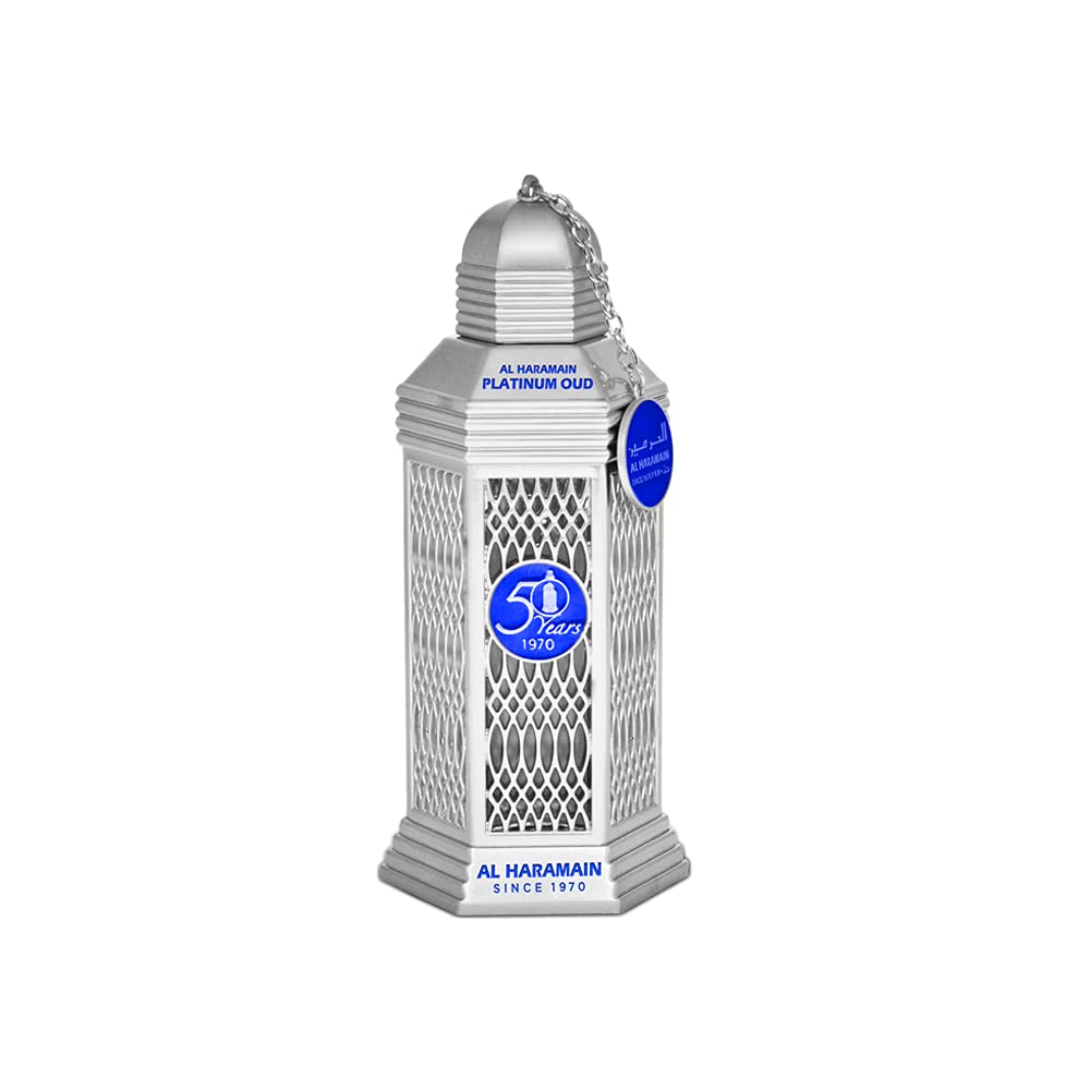 Al Haramain 50 Years Platinum Oud for Unisex Limited Edition Unisex EDP 3.4 oz - Thumbnail 3