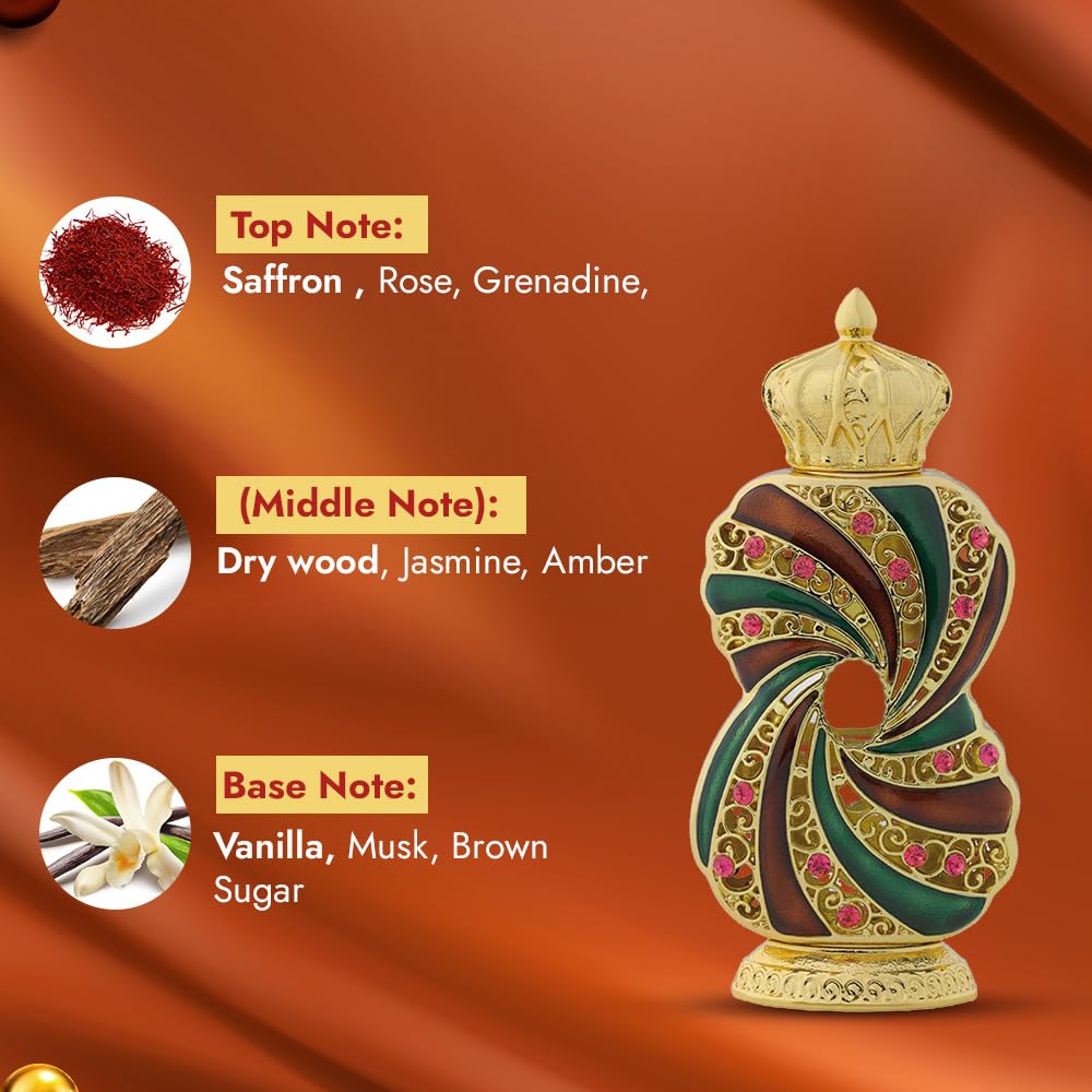 Al Haramain Tanasuk Concentrated Oil for Unisex / Unisex 12 ml (0.41 oz) - Thumbnail 3