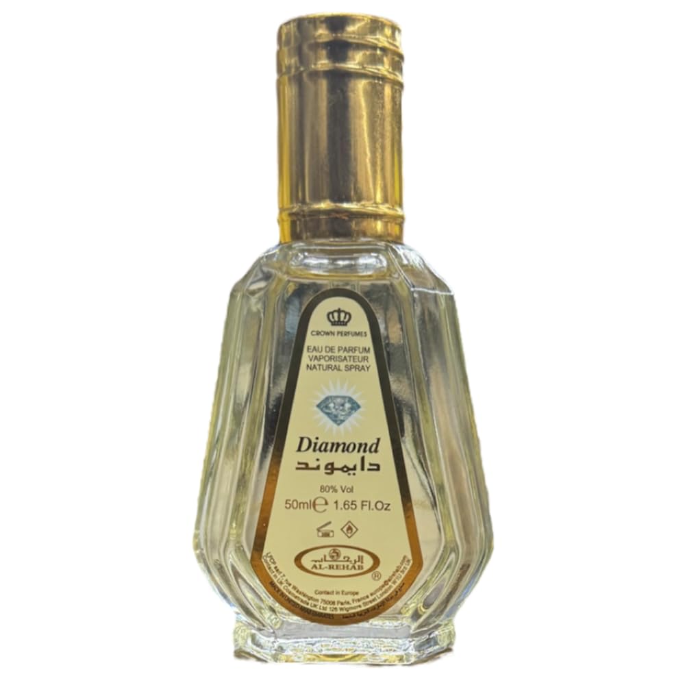 Al Rehab Diamond Long Lasting Unisex Fresh Citrus Scent Luxury Arabic Women For