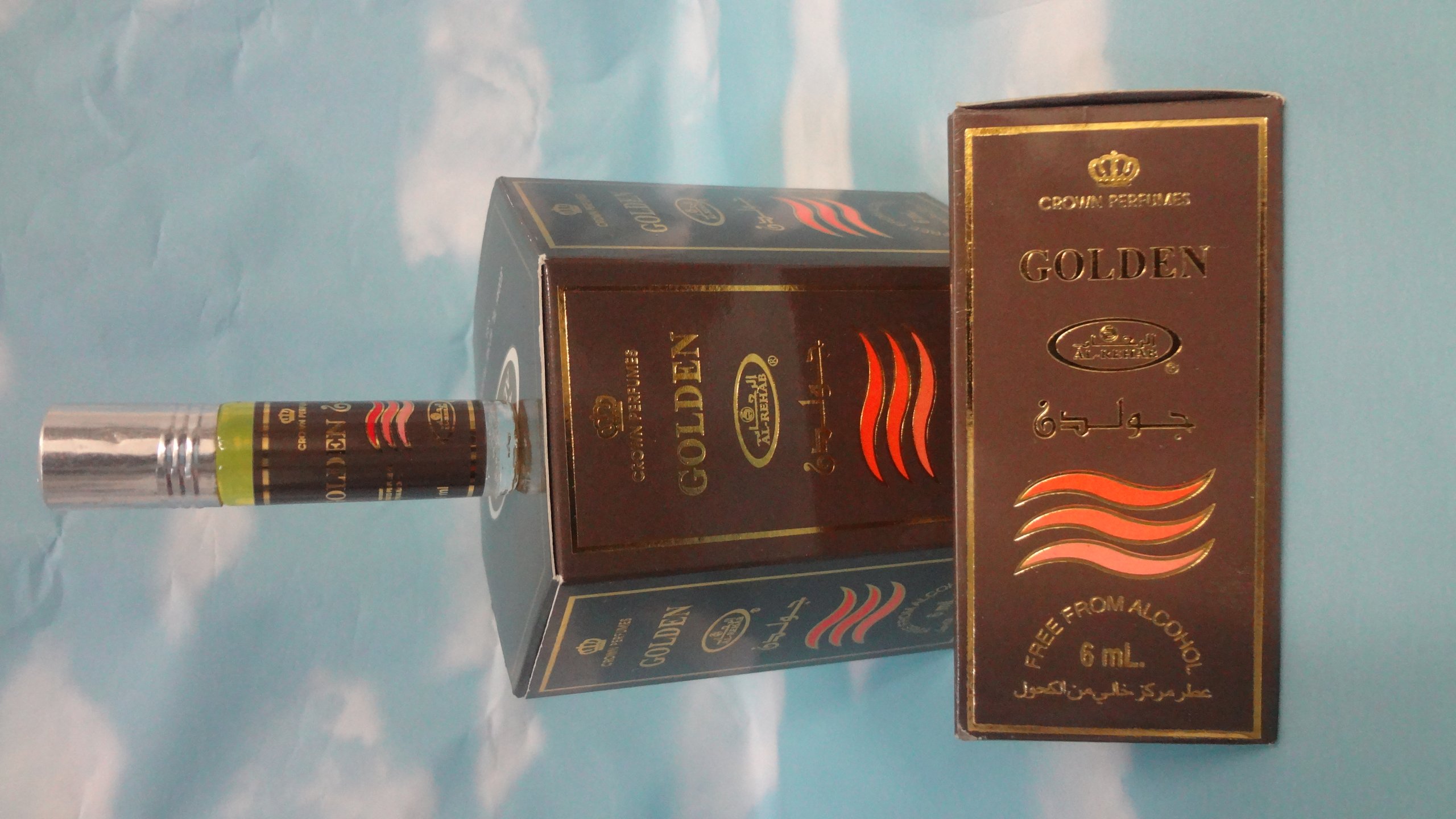 [Mini] X 6 Crown Perfumes Golden Al Rehab 6 ml