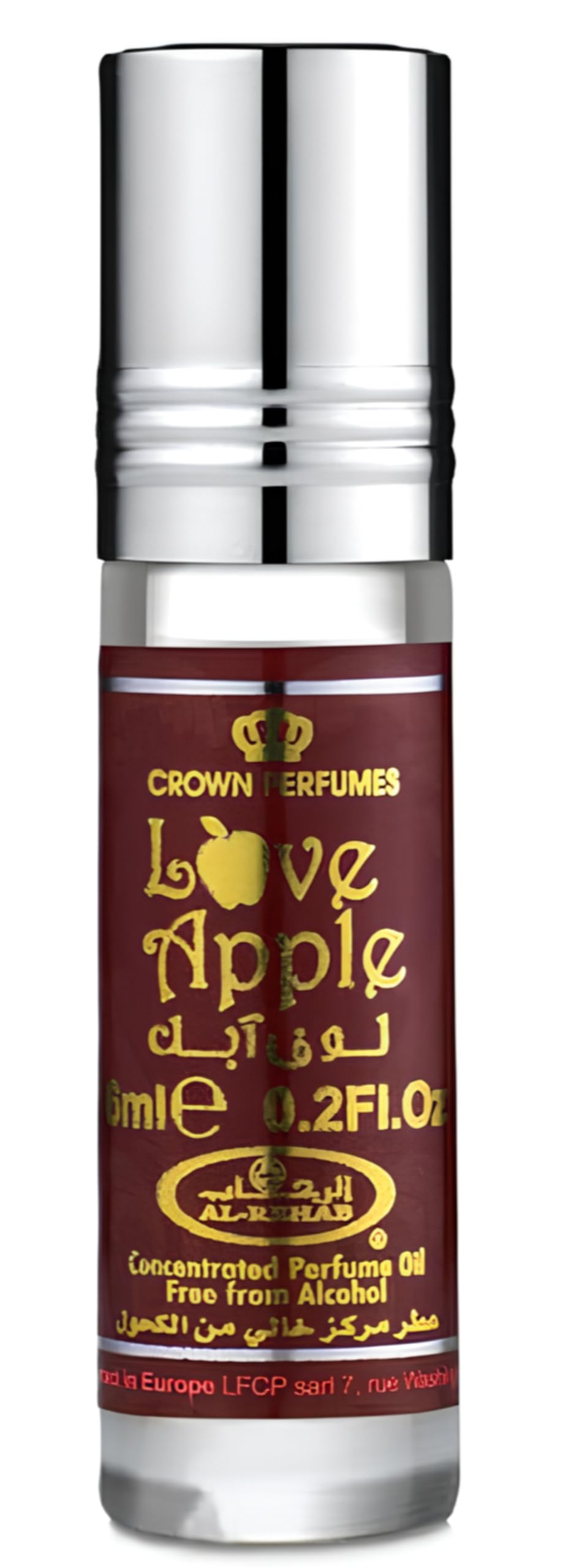 [Mini] Al Rehab Love Apple Fruity Sweet Spicy Musky Concentrated Oil Rollerball / For