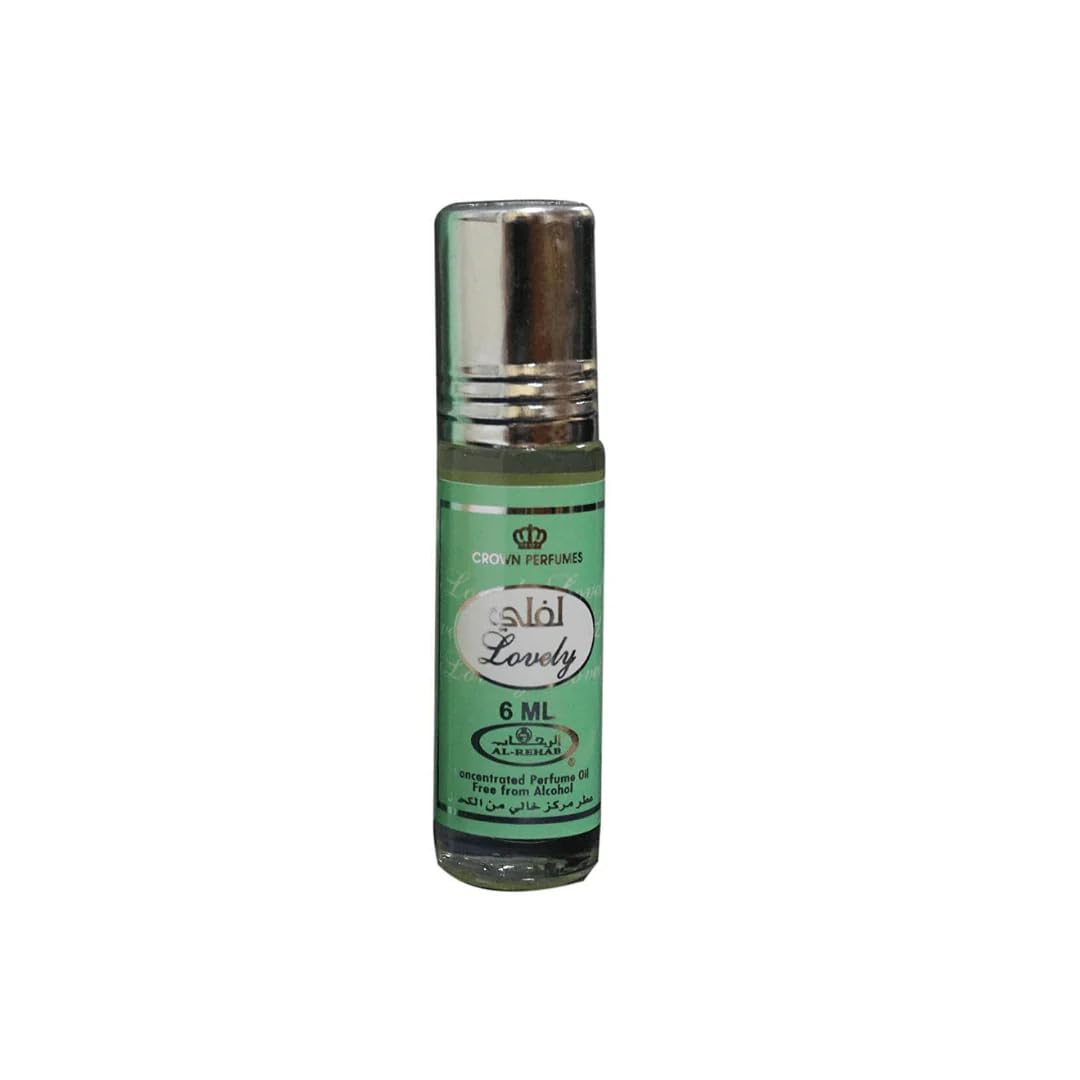 [Mini] Al Rehab Perfumes Lovely Concentrated Rollerball for Unisex Unisex 0.2 oz - Thumbnail 2