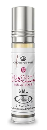 [Mini] Al Rehab Musk Rose Concentrated Oil / For Women 6 ml (0.2 oz) - Thumbnail 3