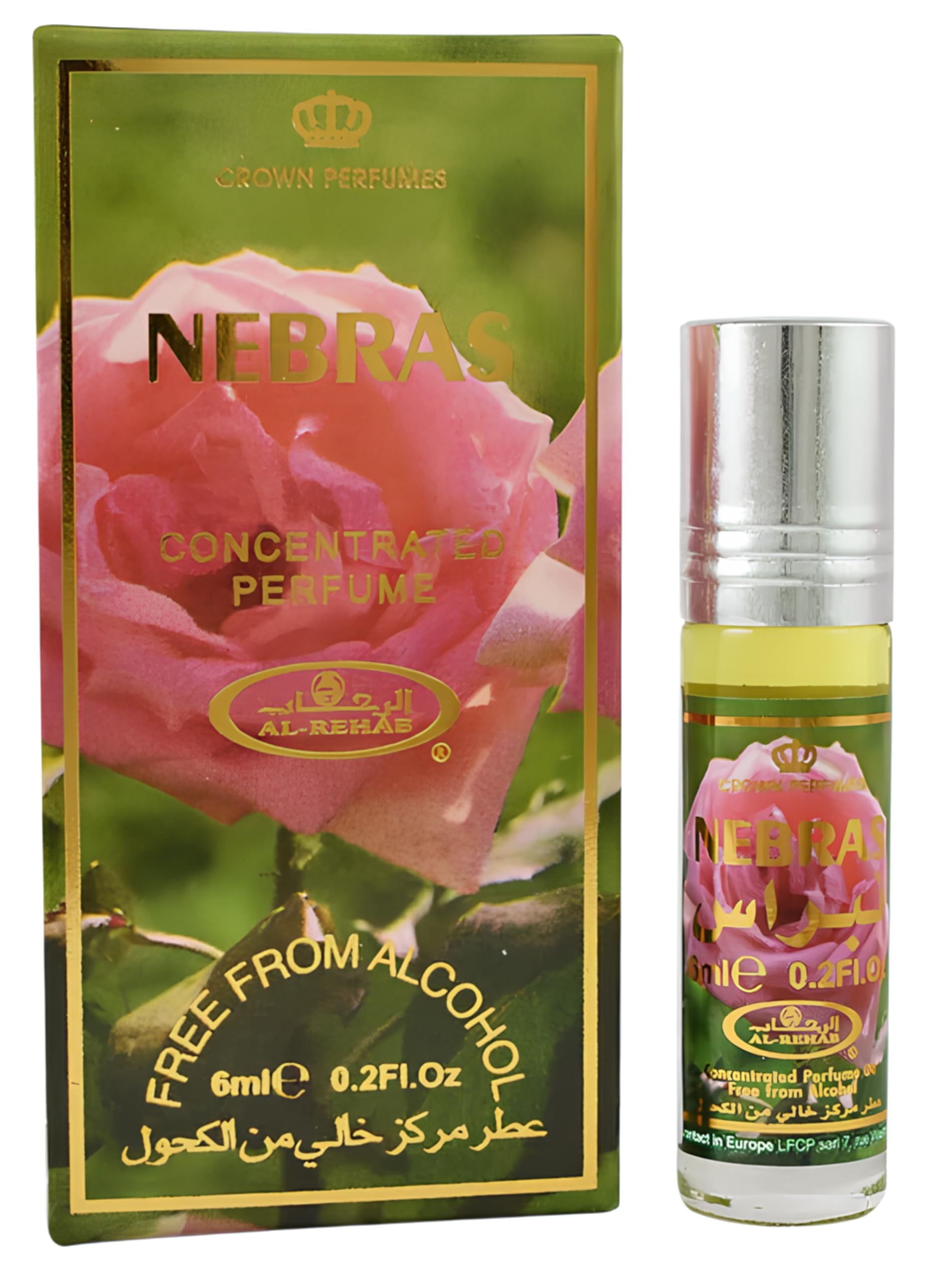 [Mini] Al Rehab Nebras Floral Oud Amber Woody Concentrated Oil Rollerball for Unisex / - Thumbnail 2