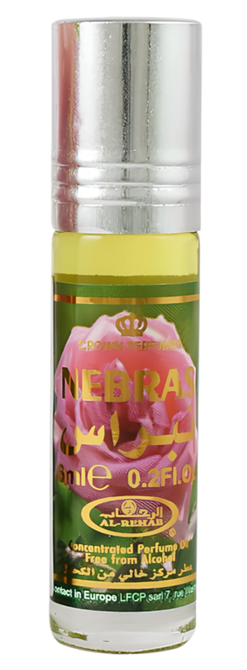 [Mini] Al Rehab Nebras Floral Oud Amber Woody Concentrated Oil Rollerball for Unisex /