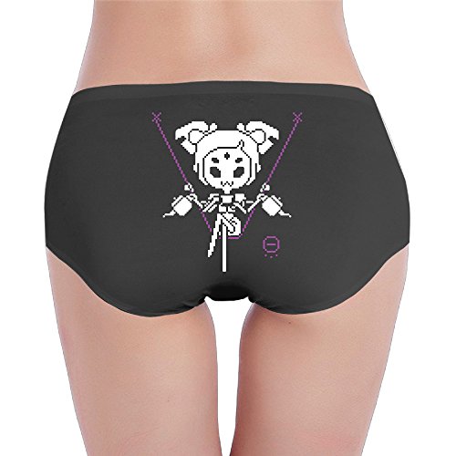 23danai Undertale Sleek Model Thong Panty Underwear Small Black For Women - Thumbnail 2