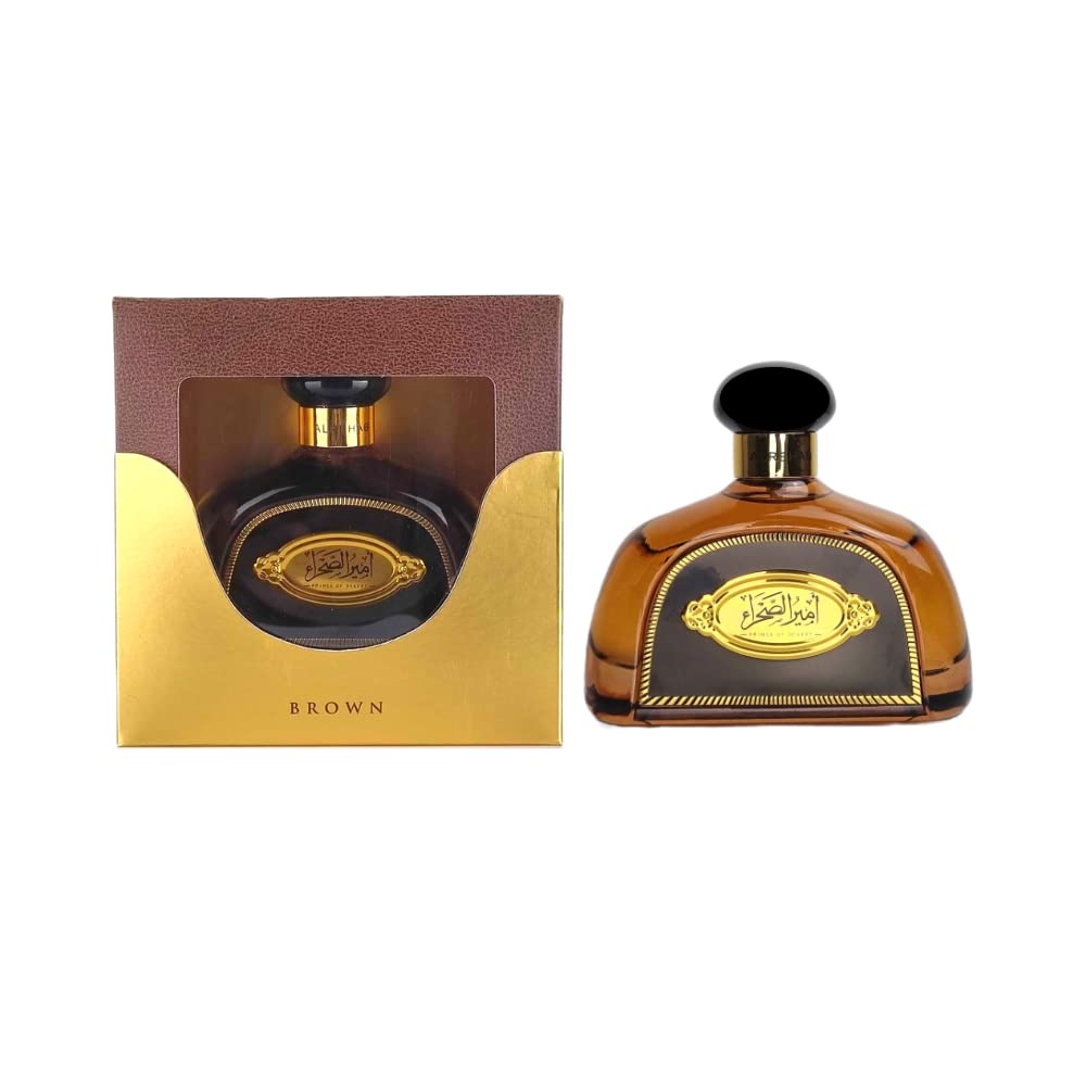 Al Rehab Ameer Assahra Brown For Men EDP 100 ml - Thumbnail 2