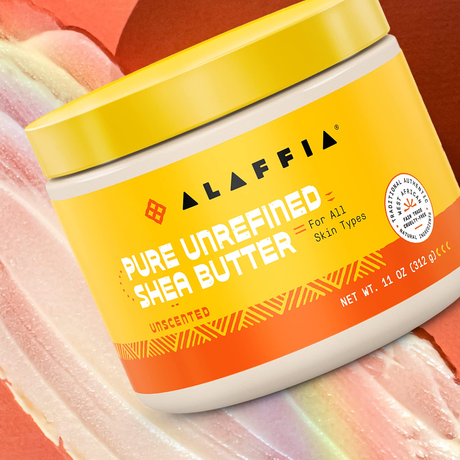 Alaffia Pure Unrefined Shea Butter Unscented 11 oz - Thumbnail 3