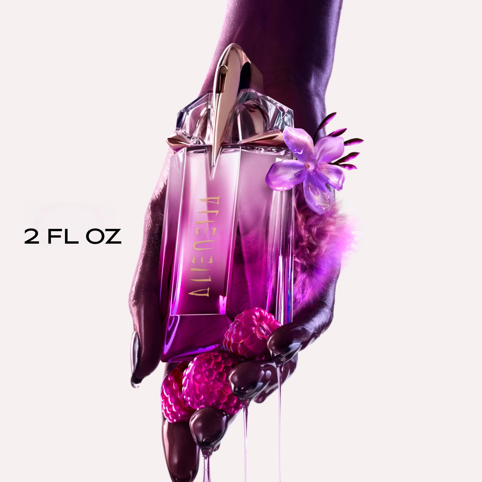 Mugler Alien Pulp Fruity Floral With Raspberry Jasmine Musks 1 Fl Oz For Women - Thumbnail 3