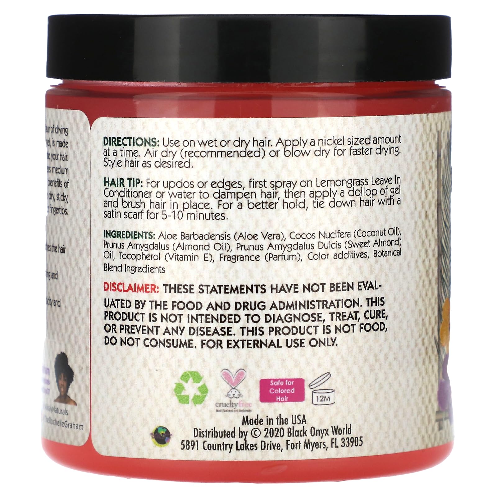 Alikay Naturals Aloe Berry Style Gel Gel Woman With Organic Aloe Vera Infused - Thumbnail 2