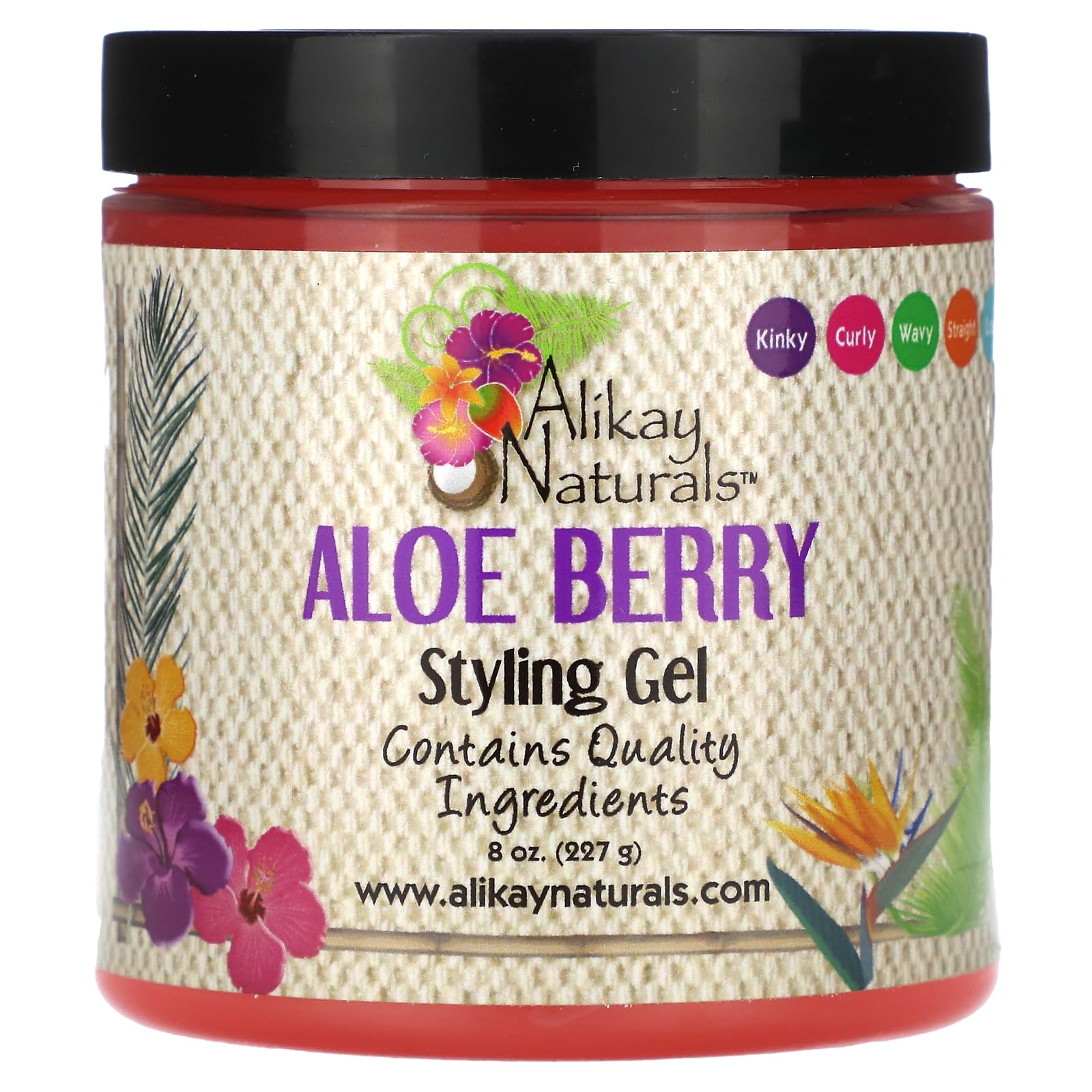 Alikay Naturals Aloe Berry Style Gel Gel Woman With Organic Aloe Vera Infused