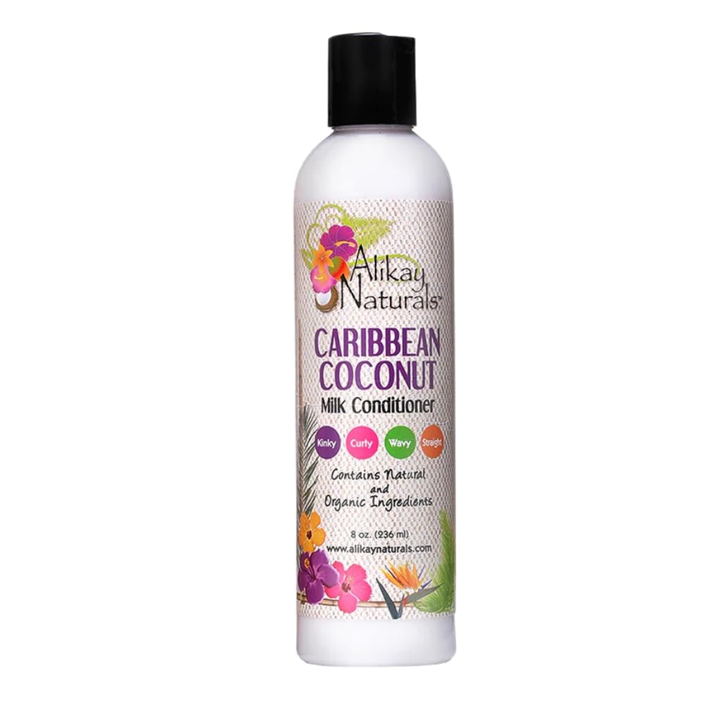 Alikay Naturals Caribbean Coconut Milk Conditioner |natural Fatty Acids Coconut