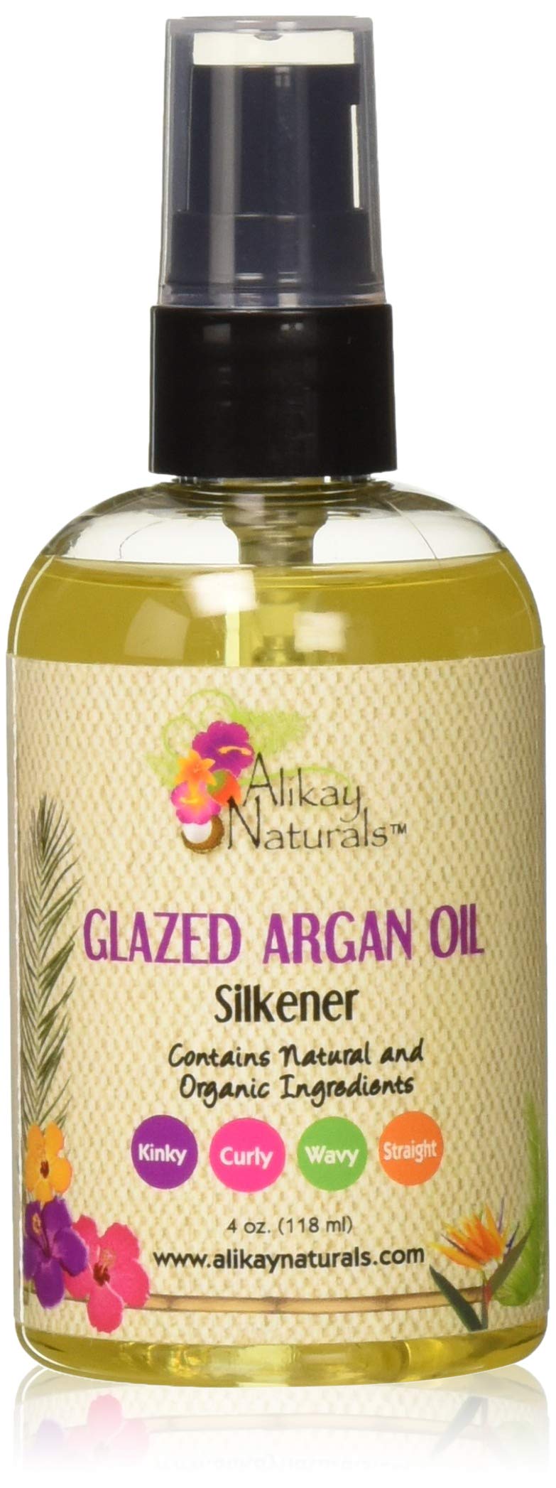 Alikay Naturals Glazed Argan Oil Silkener Natural Argan Oil Sweet Almond Oil 4 - Thumbnail 3
