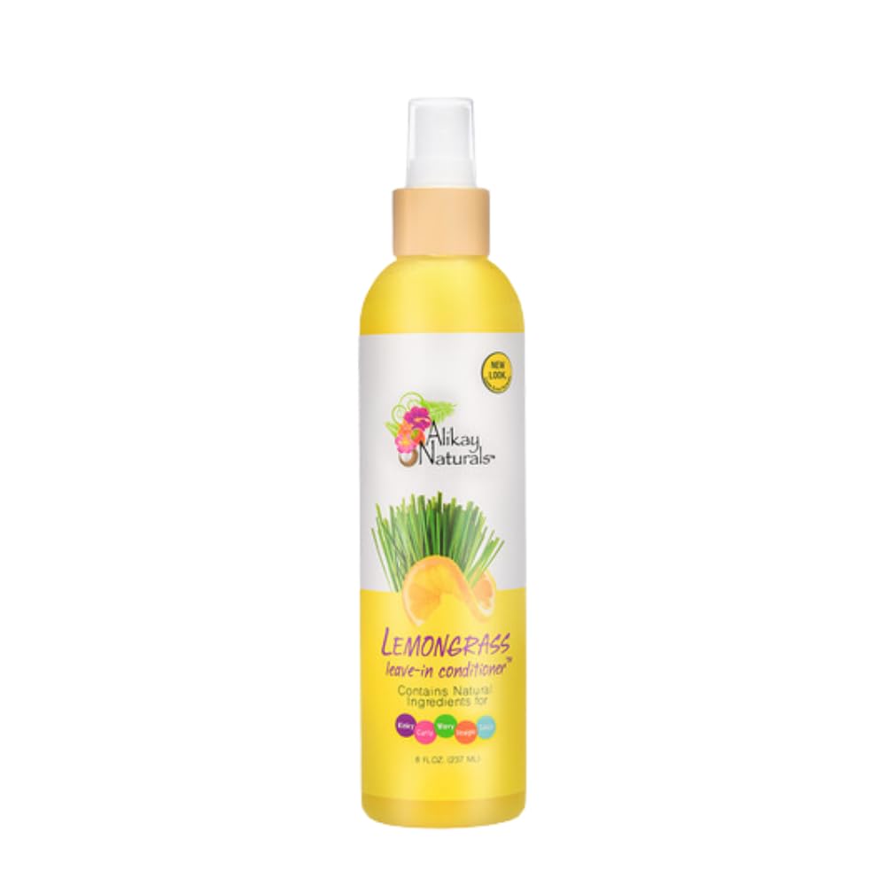 Alikay Naturals Leave In Conditioner Lemongrass 8 Fl Oz