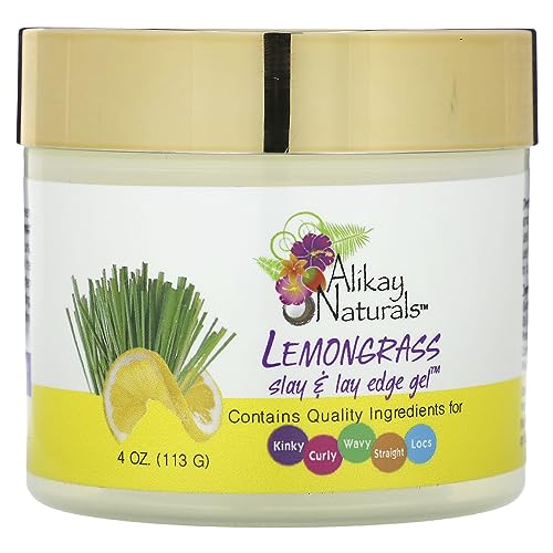 Alikay Naturals Lemongrass Stay Lay Edge Gel 4 oz - Thumbnail 3