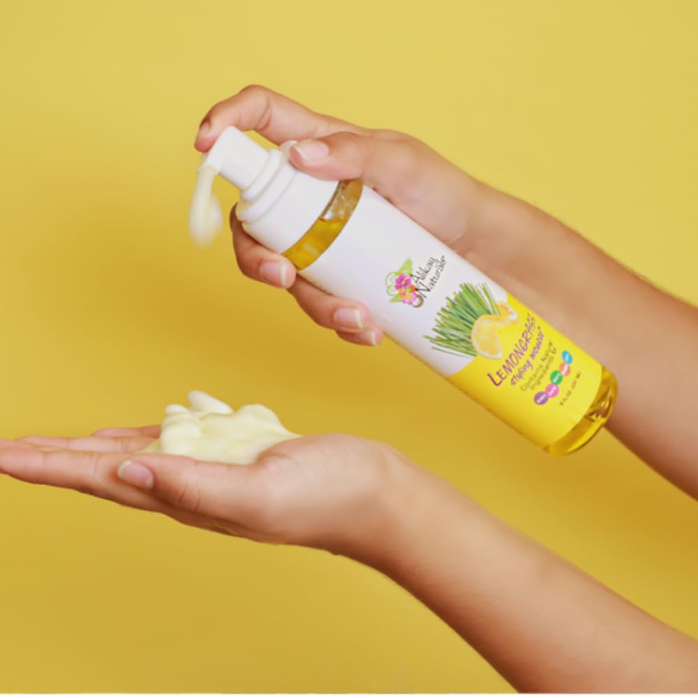 Alikay Naturals Lemongrass Styling Mousse - Thumbnail 3