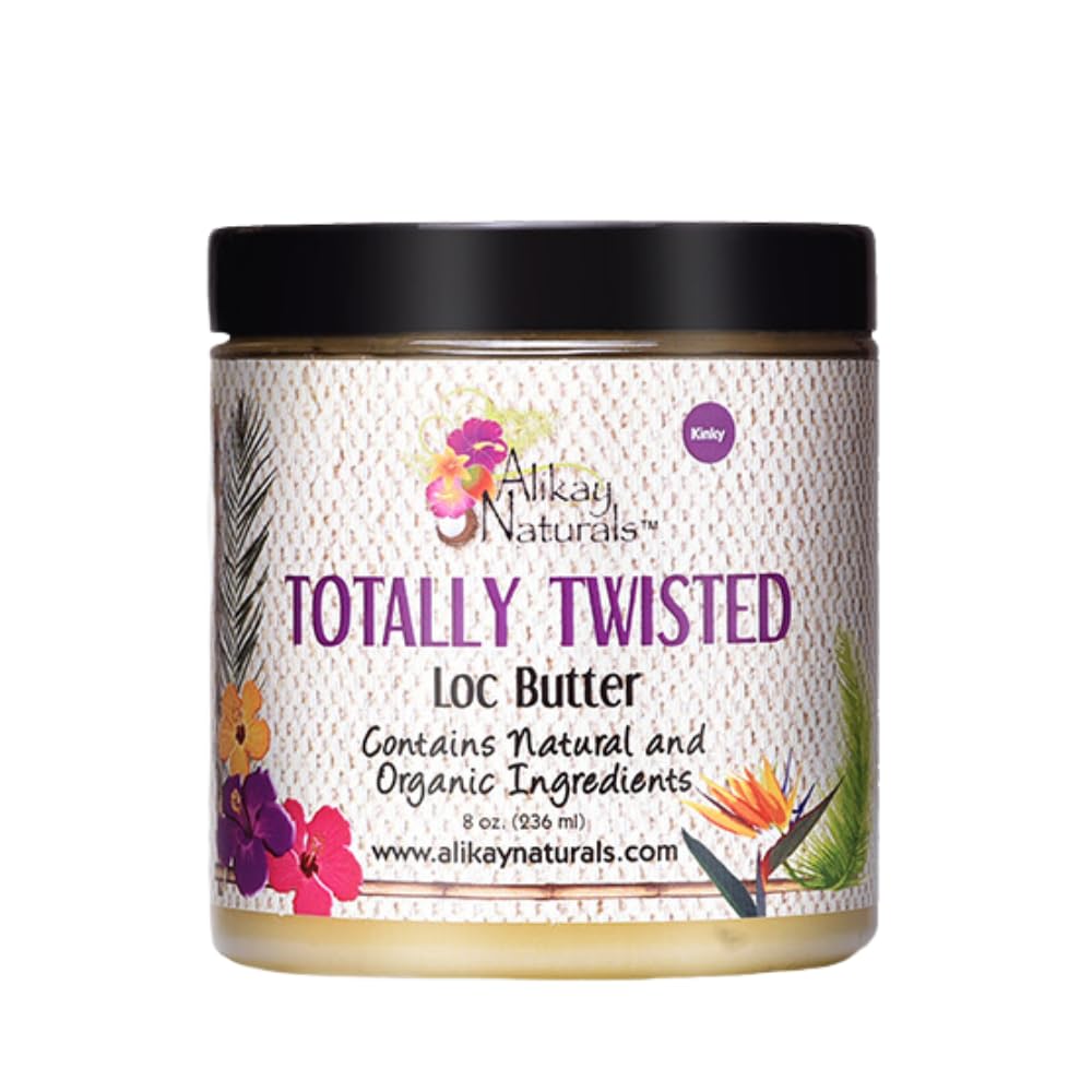 Alikay Naturals Twisted Loc Butter Natural Cocoa Butter Vitamin E Grape Seed - Thumbnail 2