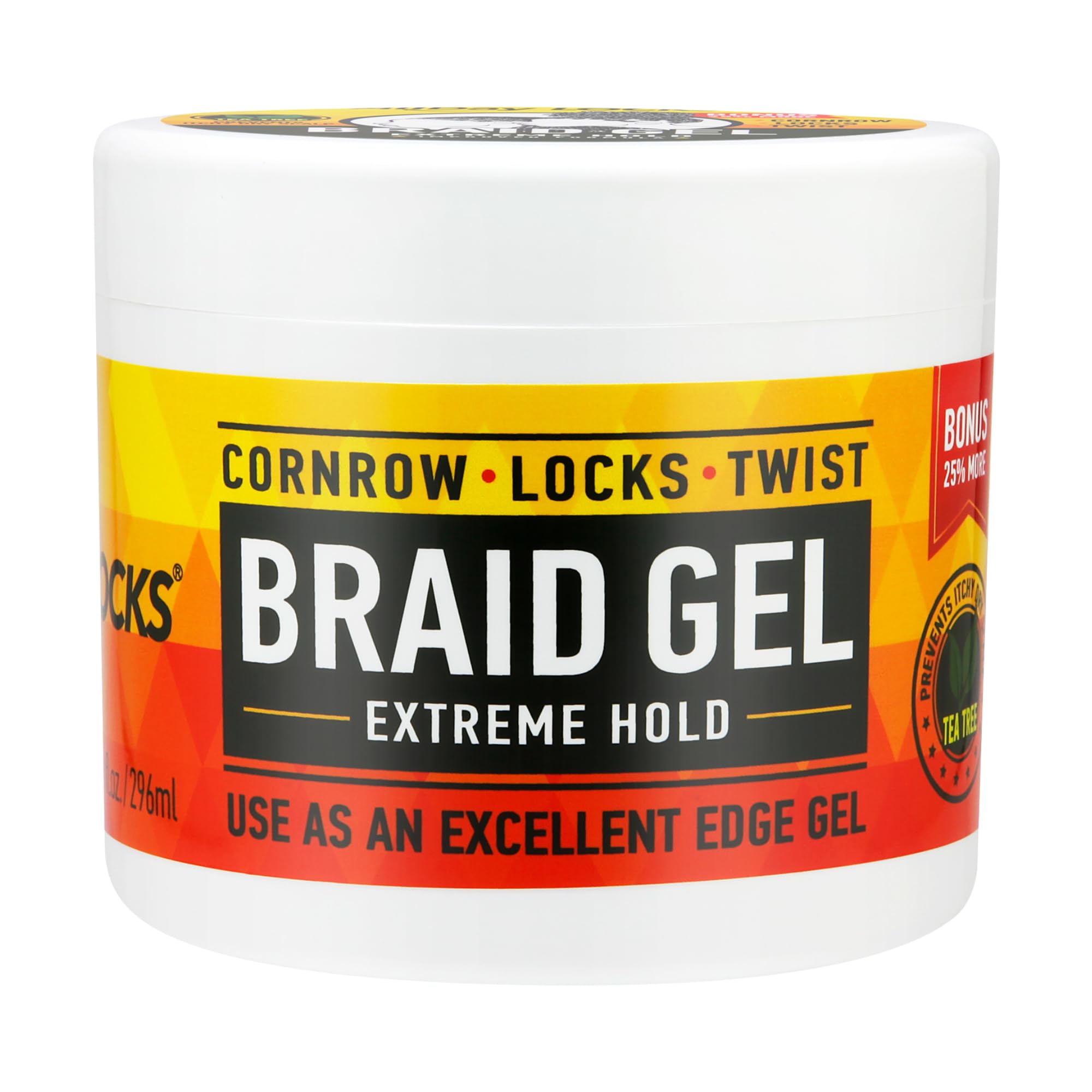 Allday Locks Braid Gel Extreme Hold Braiding Gel for Cornrows Locks Twisting - Thumbnail 2