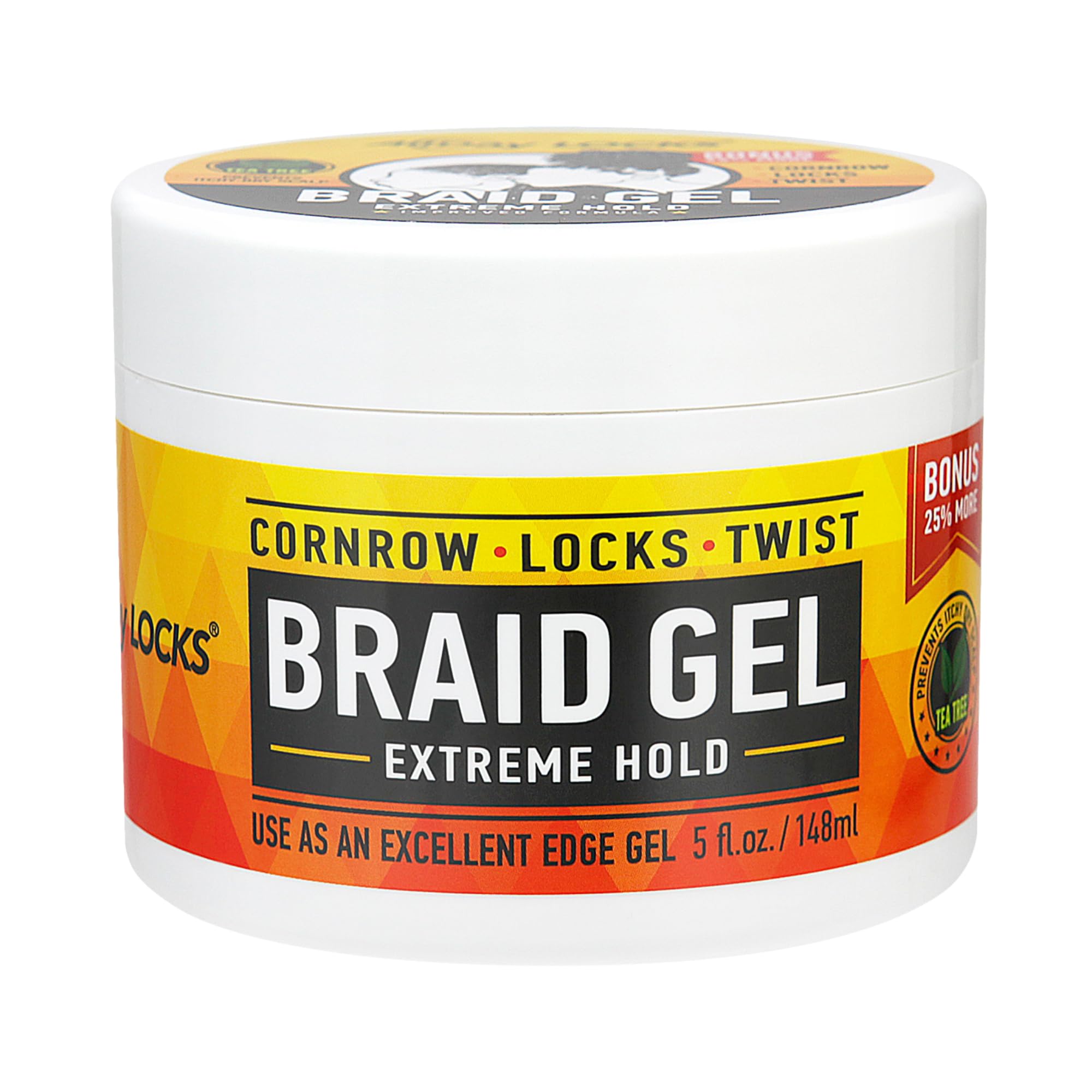 Allday Locks Braid Gel Extreme Hold Braiding Gel for Cornrows Locks Twisting - Thumbnail 2