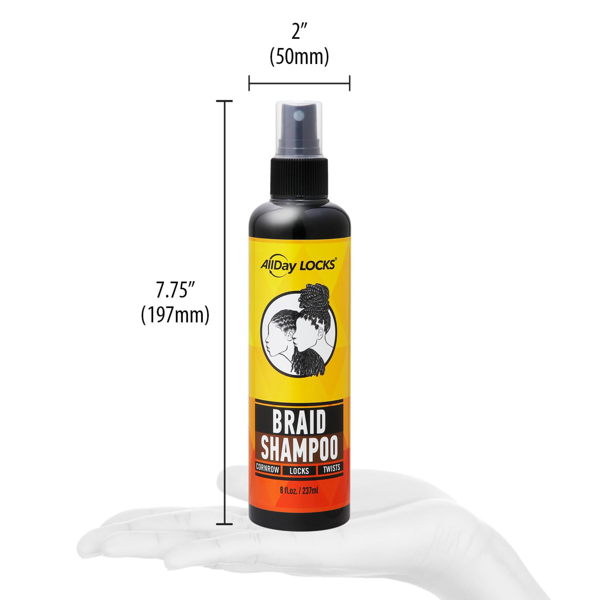 Allday Locks Braid Foam Mousse for Style Shine Braiding Foam Men Sets Seals for (Set) - Thumbnail 3