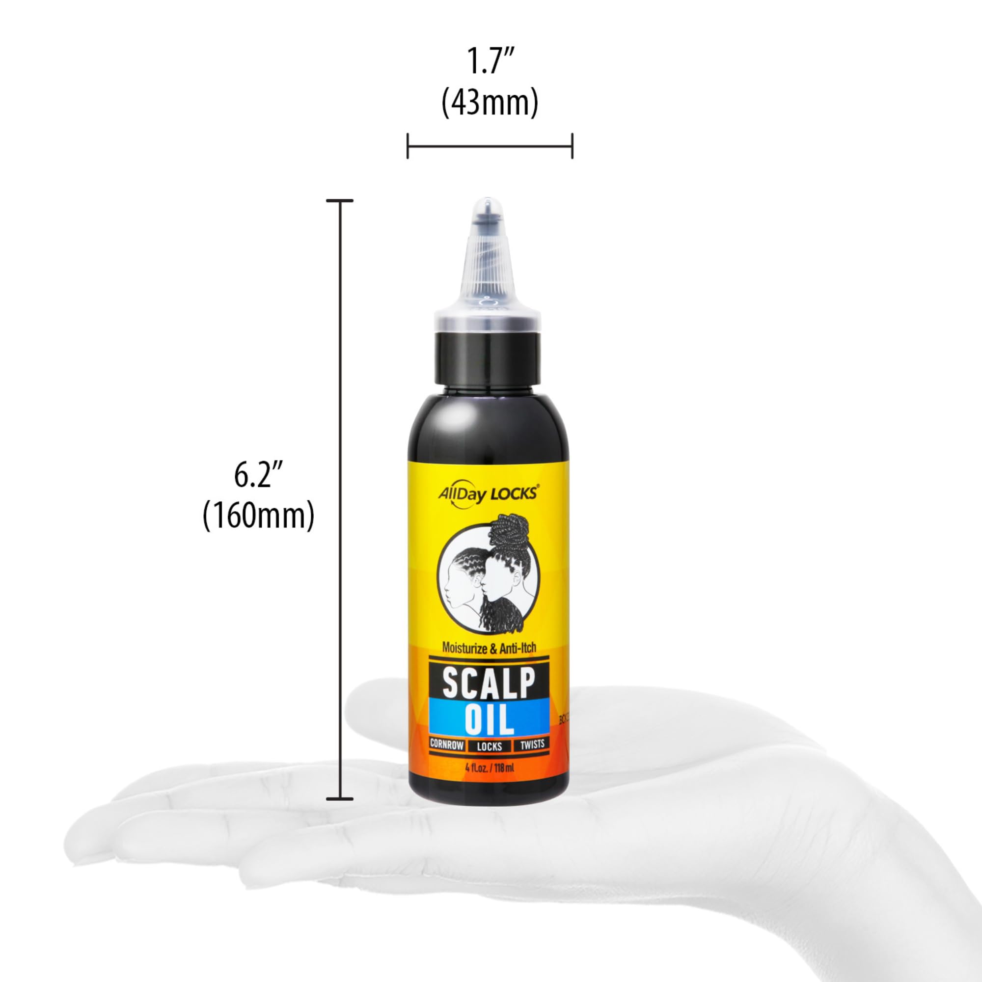 Allday Locks Scalp Oil | Soothing Nourishing Conditioner for Dry Itchy Scalp | - Thumbnail 3