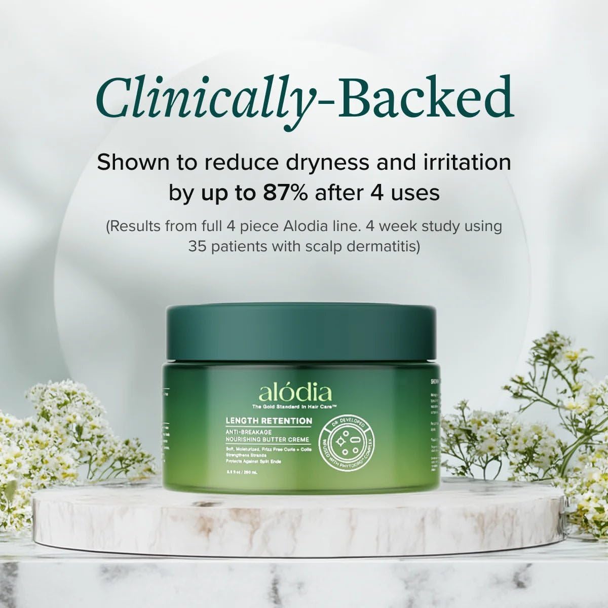 Alodia Anti Breakage Nourishing Hair Styling Butter Crème | Length Retention - Thumbnail 3