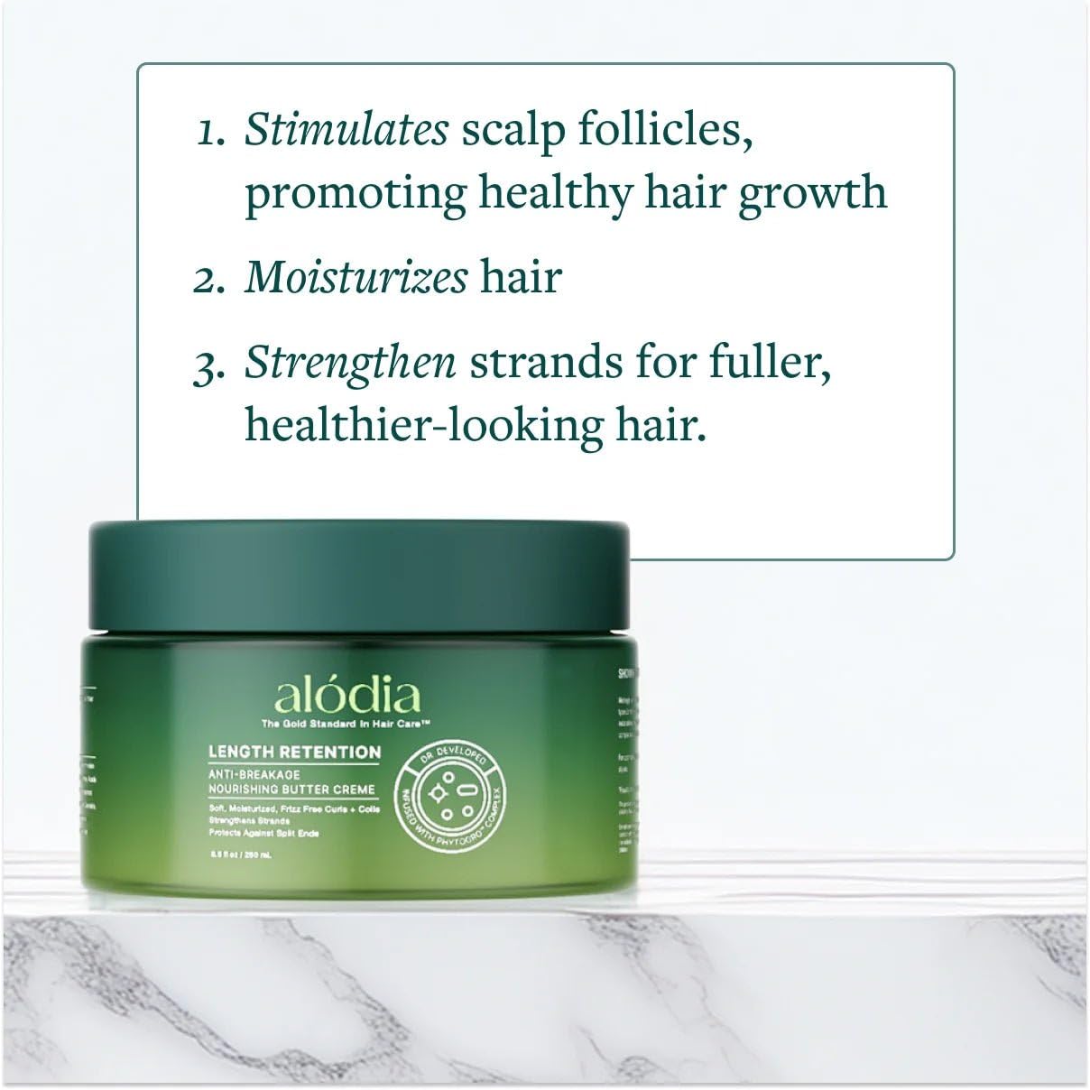 Alodia Anti Breakage Nourishing Hair Styling Butter Crème | Length Retention