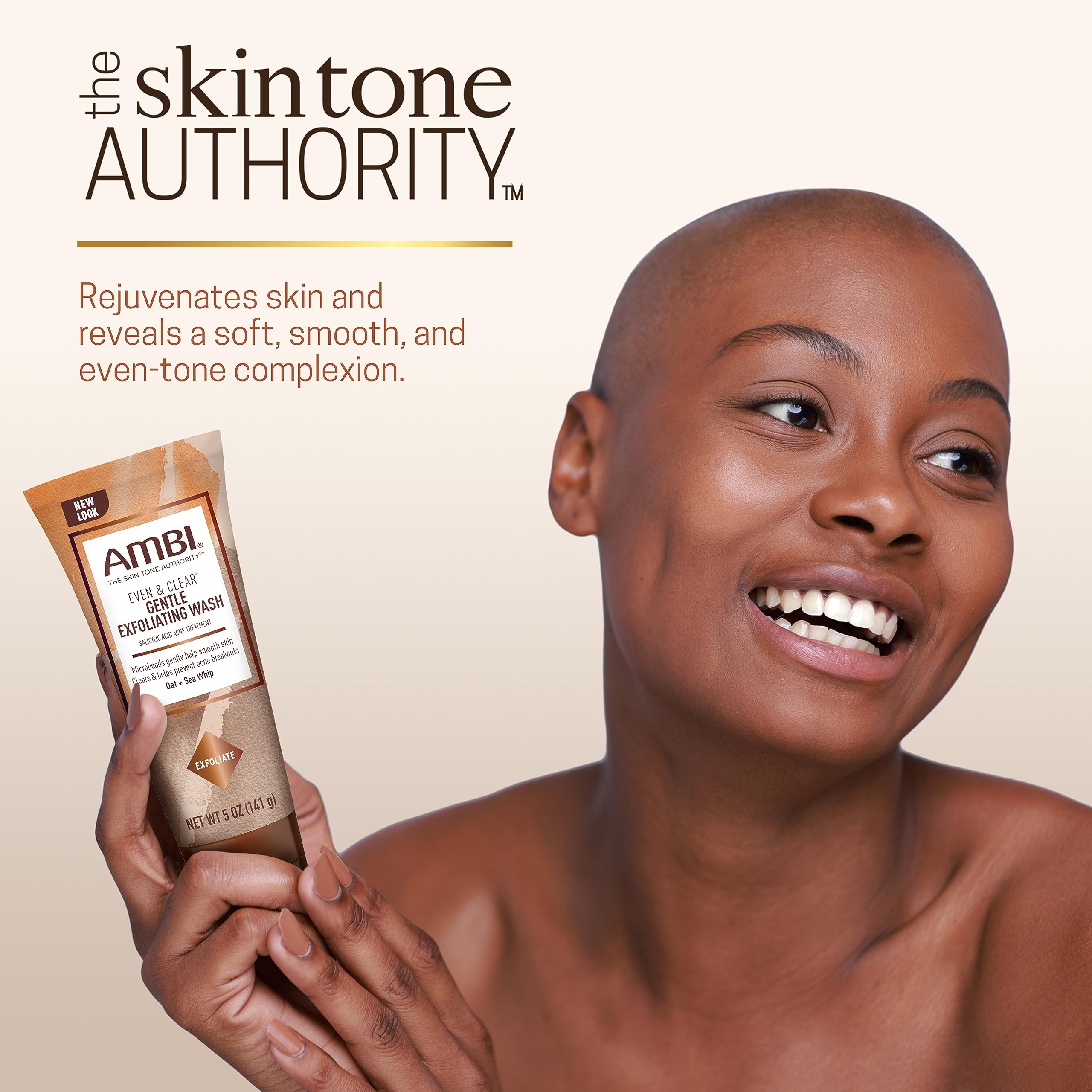 Ambi Even Clear Gentle Exfoliating Wash With Oat and Sea Whip Salicylic Acid - Thumbnail 3