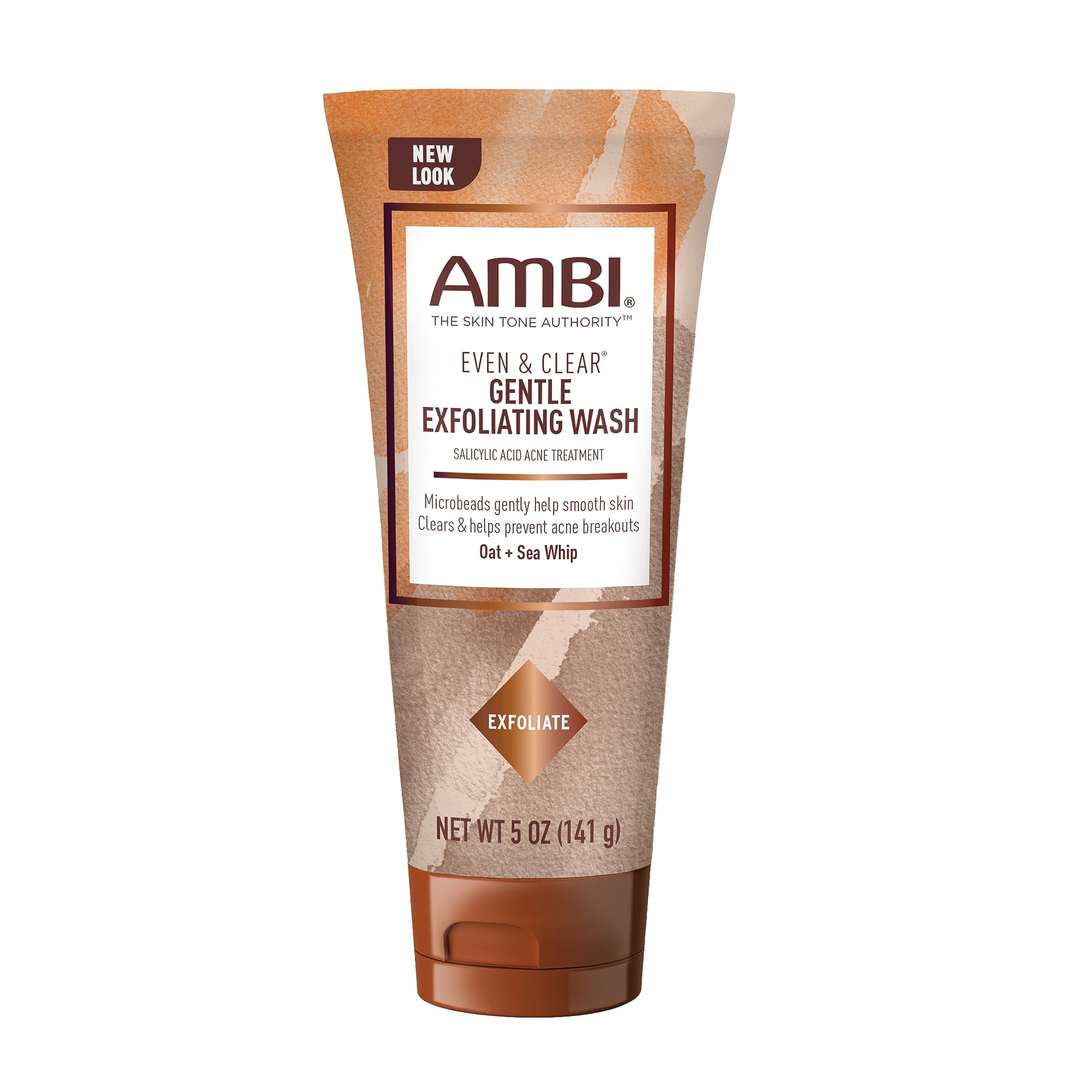 Ambi Even Clear Gentle Exfoliating Wash With Oat and Sea Whip Salicylic Acid